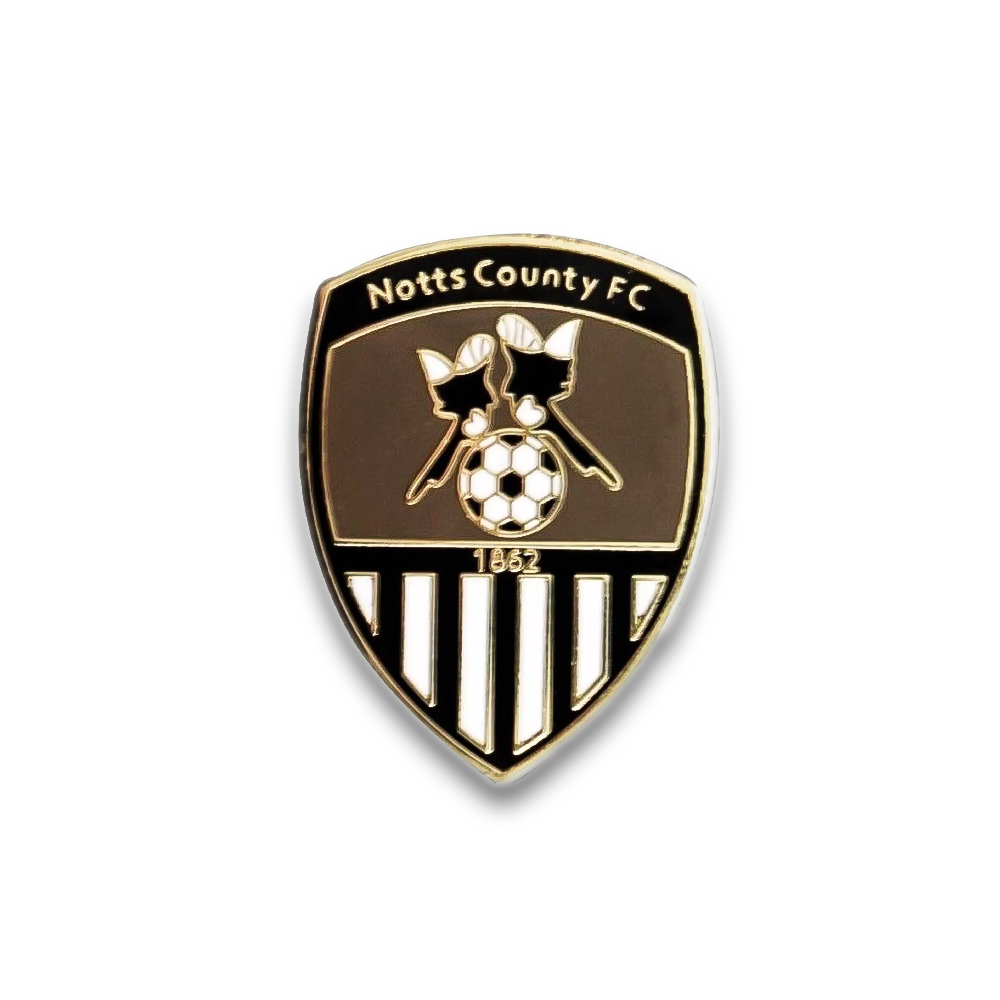 Notts County FC Pin Badge - Official Football Club Enamel Badge for Fans, Collectors & Gifts | Perfect for Jackets, Hats, Bags & Memorabilia Displays