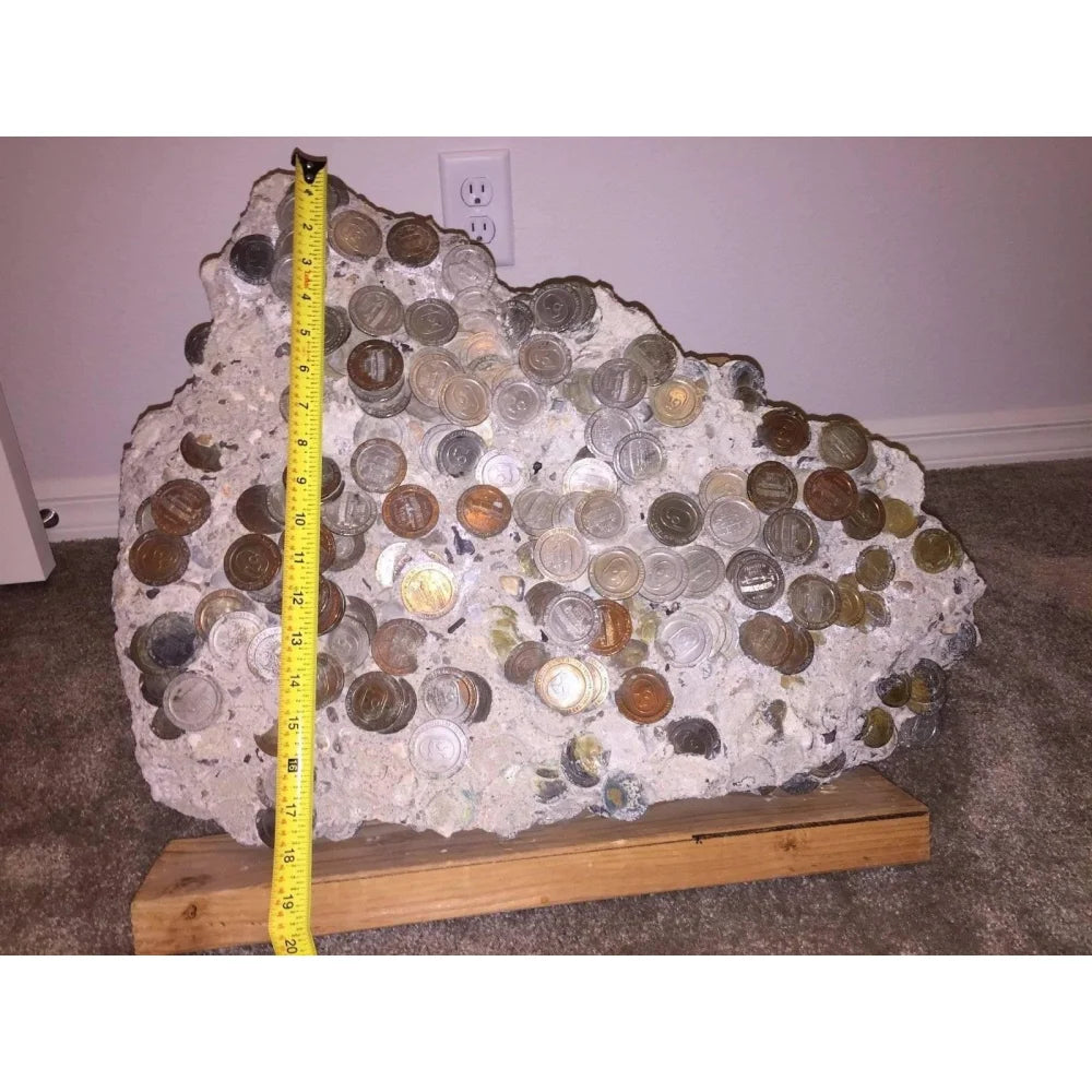 Authentic Las Vegas Casino Tokens - Frontier Hotel Concrete Foundation Poker Chips for Slots & Table Games - Perfect for Collectors, Home Games & Casino-Themed Parties