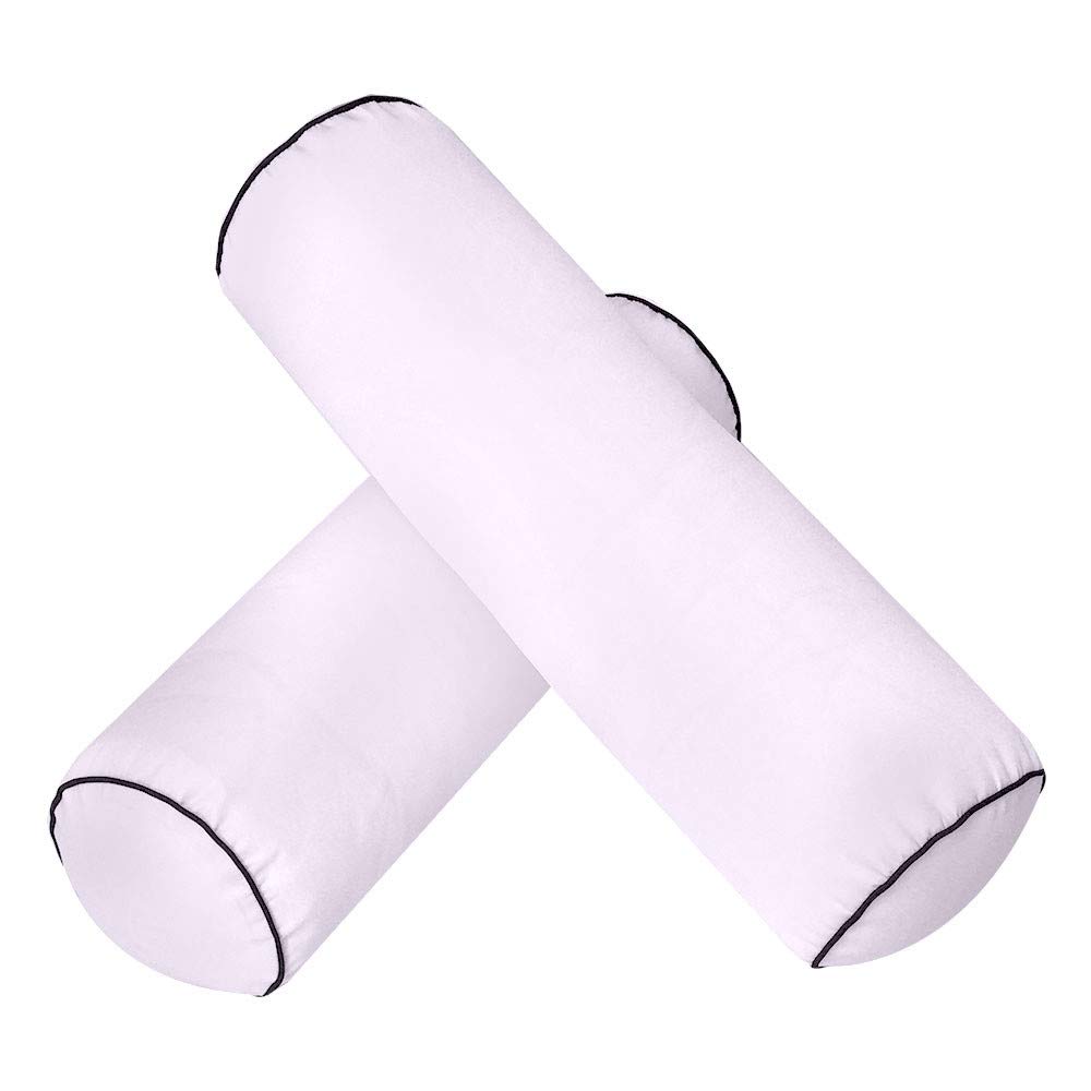 Prolinemax Twin-XL Daybed Mattress Cover with Contrast Trim - Outdoor Style 3 Fitted Sheet & Bolster Pillow | Waterproof & Durable for Patio, Sunroom, or Guest Bed Use
