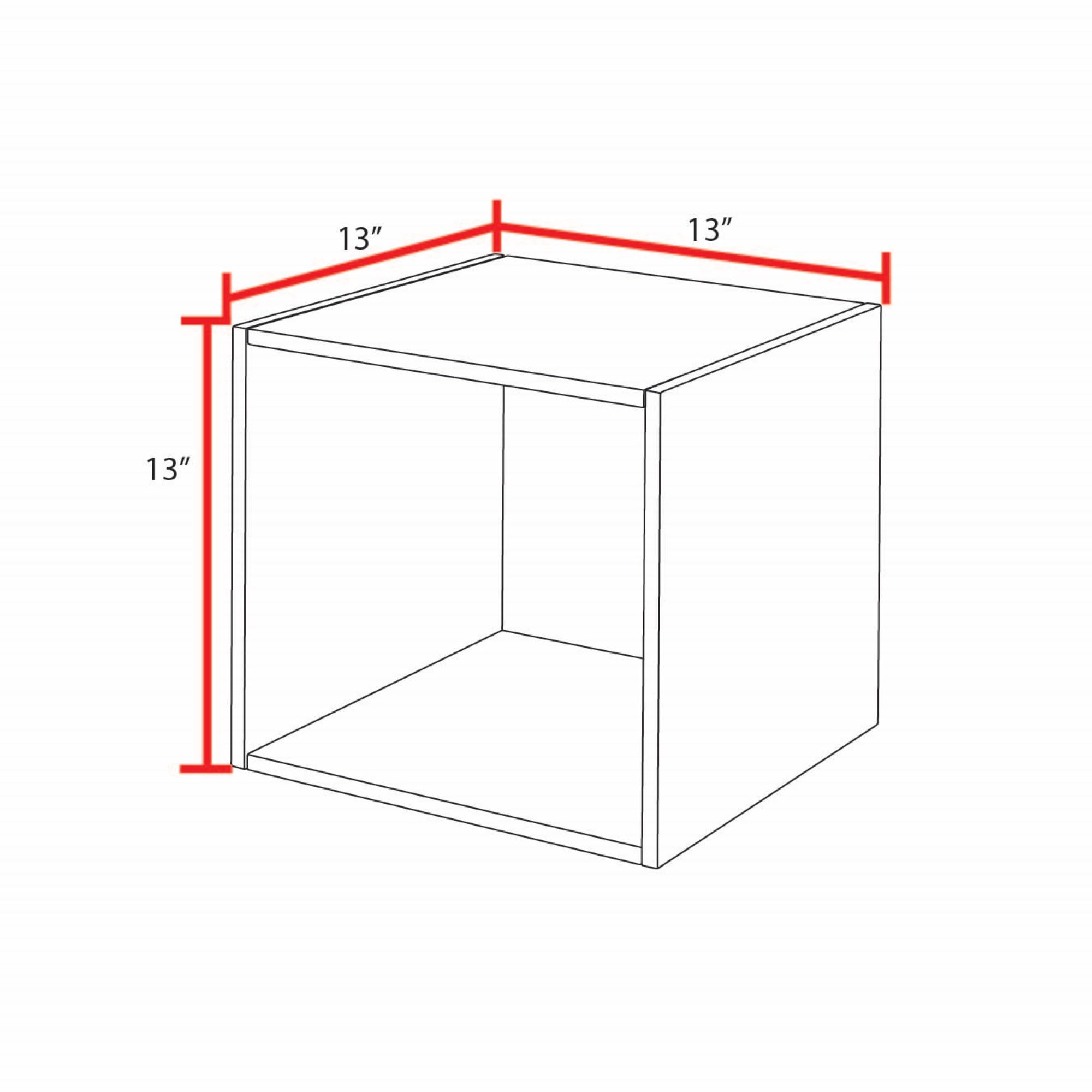 Premium Niche Cubo Deluxe Storage Set with Full & Half Size Cubes (2+1) - Truffle Brown | Modular Organizer for Closet, Nursery & Home Office Storage Solutions