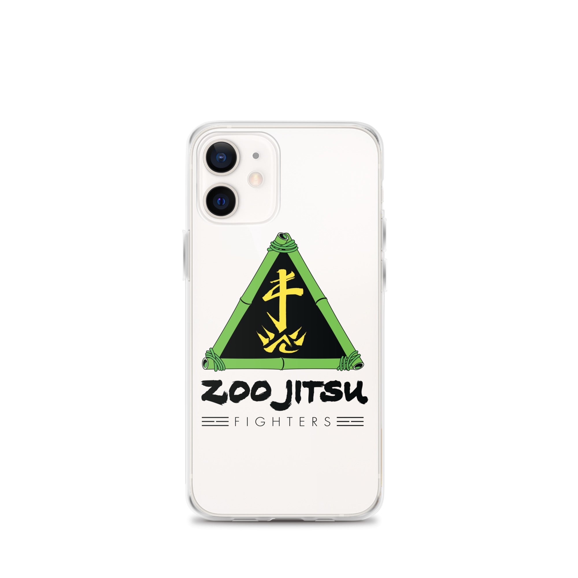 Zoo Jitsu Fighters Logo Clear Protective Case for iPhone 14/13/12/11 Pro Max XR XS - Slim Shockproof Phone Cover with Premium HD Print - Perfect for Martial Arts Fans & Anime Lovers