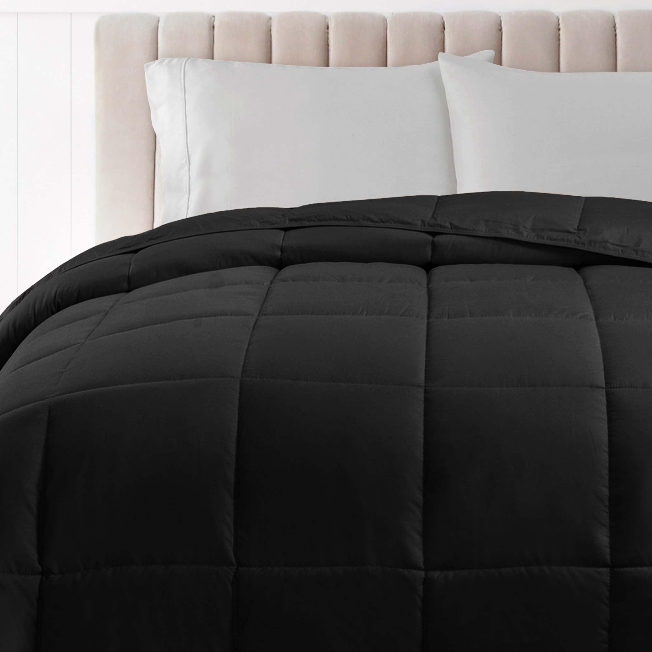 All-Season Reversible Down Alternative Comforter - Lightweight & Hypoallergenic Bedding for Year-Round Comfort - Perfect for Master Bedroom, Guest Room & Dorm Use