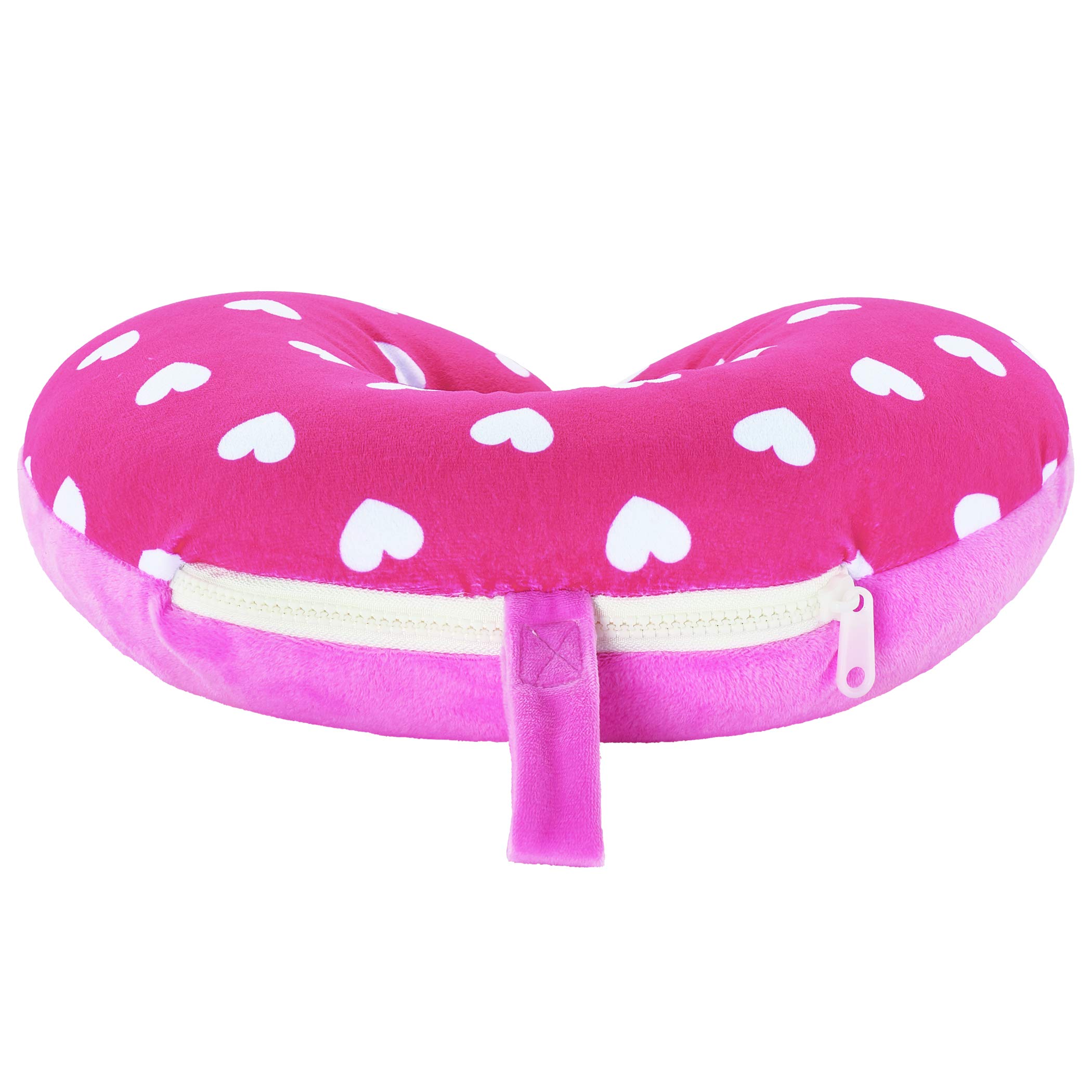 Animal Adventure Popovers Travel Pillow - Pink Unicorn Character Transforming Neck Pillow for Kids (13