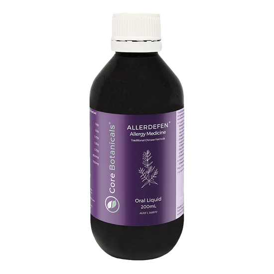 Core Botanicals Allerdefen Allergy Relief Supplement - Natural Herbal Medicine for Seasonal & Indoor Allergies - Supports Immune Health & Sinus Comfort - Ideal for Pollen, Dust & Pet Allergies at Home or Outdoors
