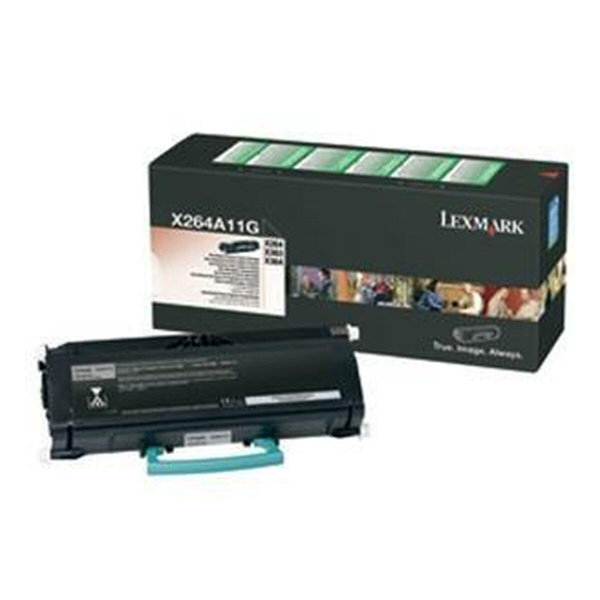Lexmark X264a11g High-Yield Black Laser Toner Cartridge - 3500 Page Yield, Easy Installation, Return Program - Perfect for Office & Home Printing Needs