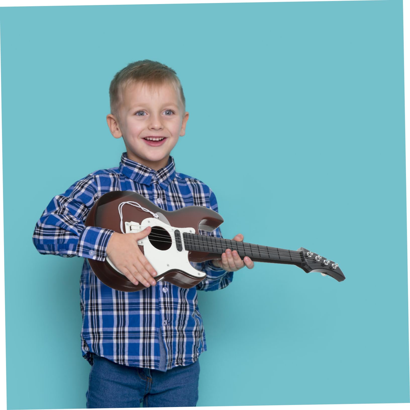 ifundom 3-Piece Mini Guitar Toy Set for Kids - Small Acoustic & Ukulele Musical Instruments for Children | Perfect for Birthday Gifts, Pretend Play & Early Music Education