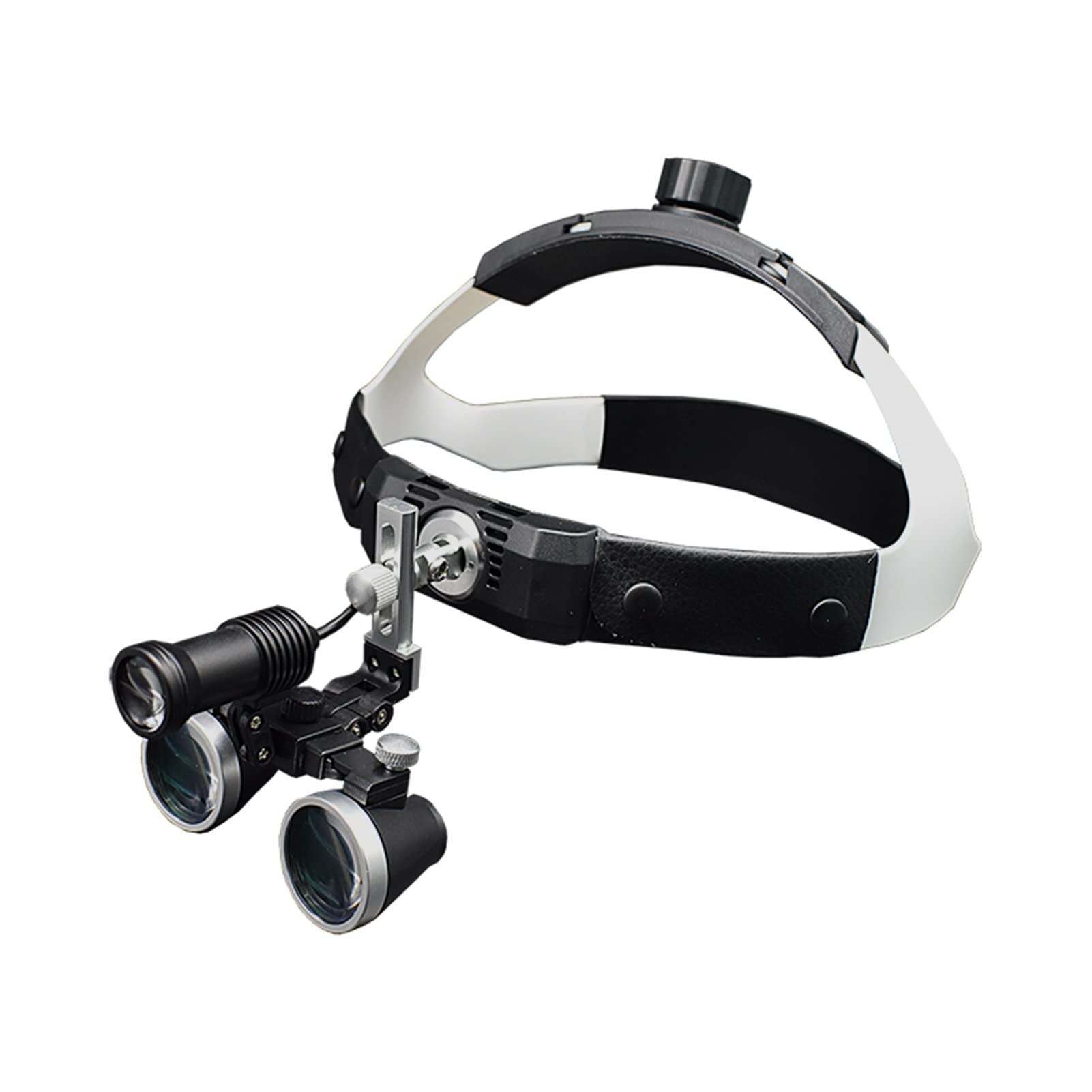 3.5X 420mm Medical Binocular Loupes with Optical Glass - Surgical Magnifiers with Leather Headband, Galilean Optical Design & Portable Aluminum Case - Perfect for Dental Procedures, Microsurgery and Jewelry Repair