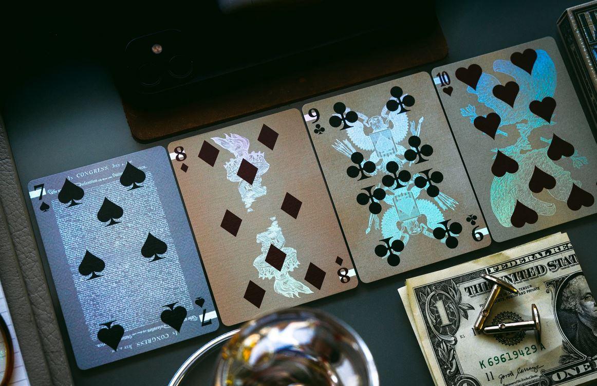 Holographic Legal Tender Version II Playing Cards - Premium Collectible Deck by Kings Wild Projects | Perfect for Magic Tricks, Cardistry & Poker Games