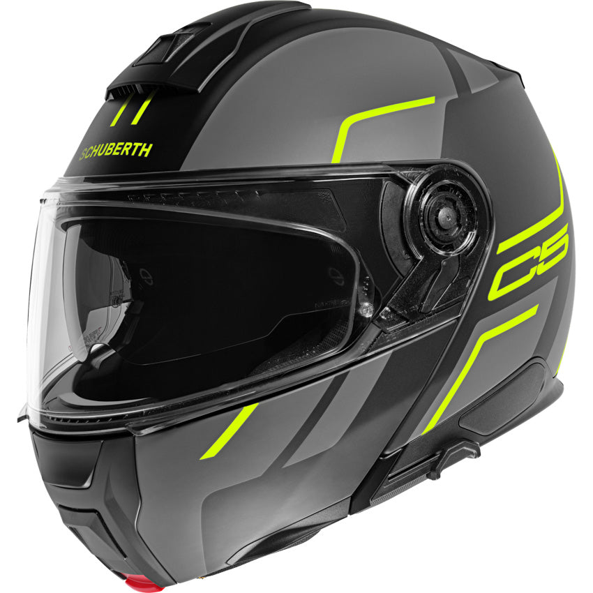 Schuberth C5 Master Yellow Motorcycle Helmet - Lightweight, DOT & ECE Certified for Safety - Perfect for Touring, Commuting & Adventure Riding
