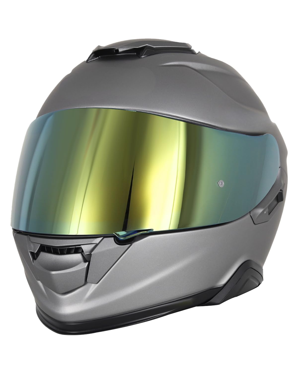 Soman GT Air 2 Visor Shield Replacement - Gold Face Shield Compatible with GT Air, GT Air 2, Neotec, CNS-1, TC-5, TC-9 Helmets - Perfect for Motorcycle Riding, Racing & Outdoor Safety Protection