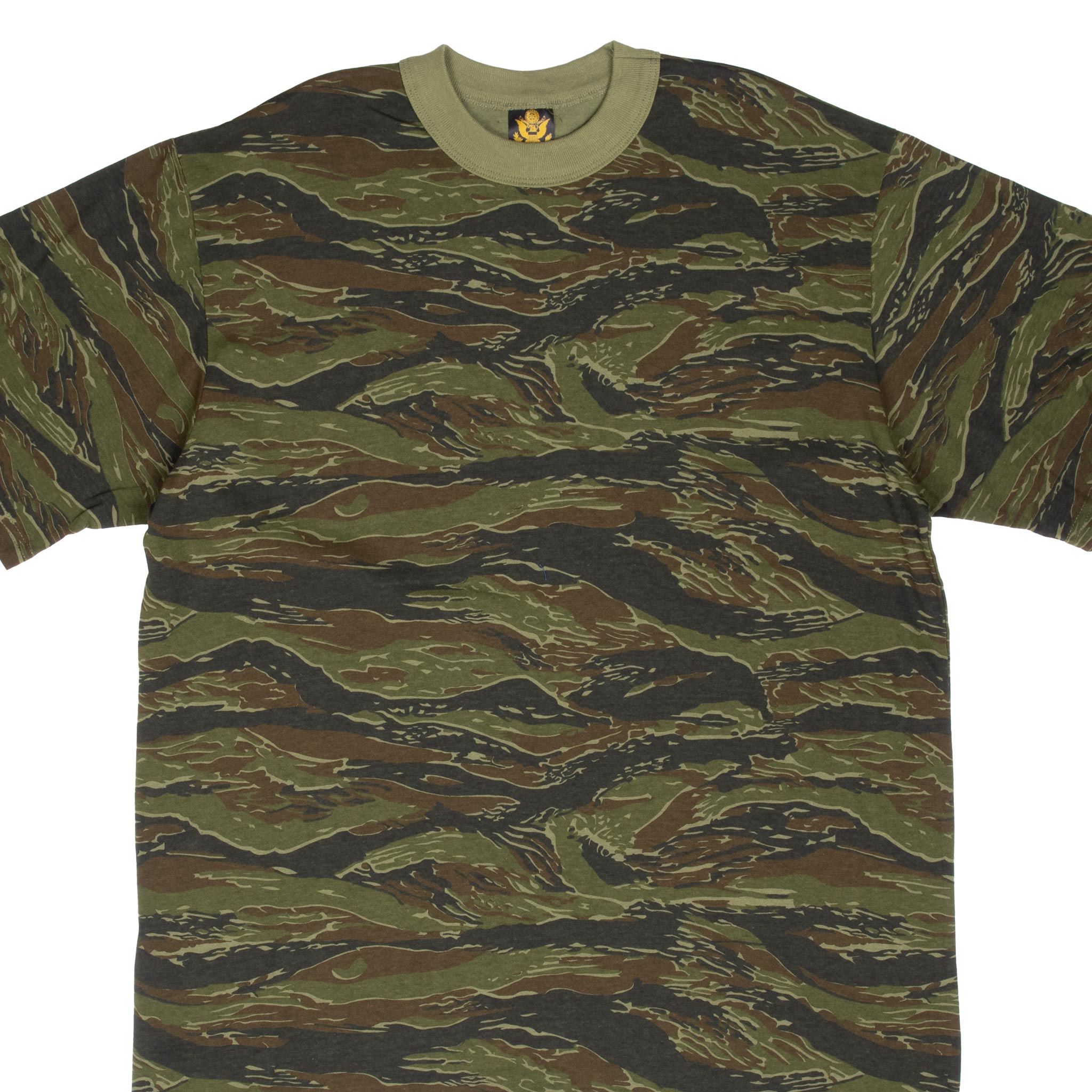 Vintage US Army Tiger Camo T-Shirt 1990s XL - Authentic Made in USA Deadstock Military Tee - Perfect for Outdoor Adventures, Hunting, and Vintage Fashion Collectors