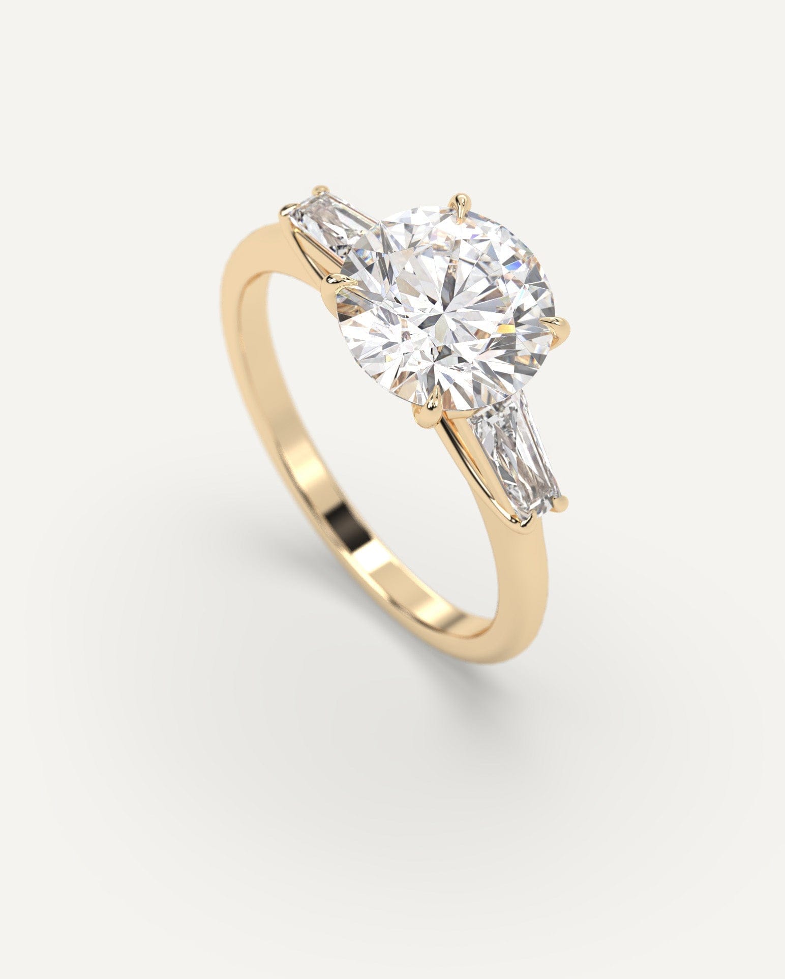 2 Carat Round Cut Diamond Ring - 14K White Gold Solitaire Engagement Ring for Women | Perfect for Proposals, Anniversaries & Special Occasions