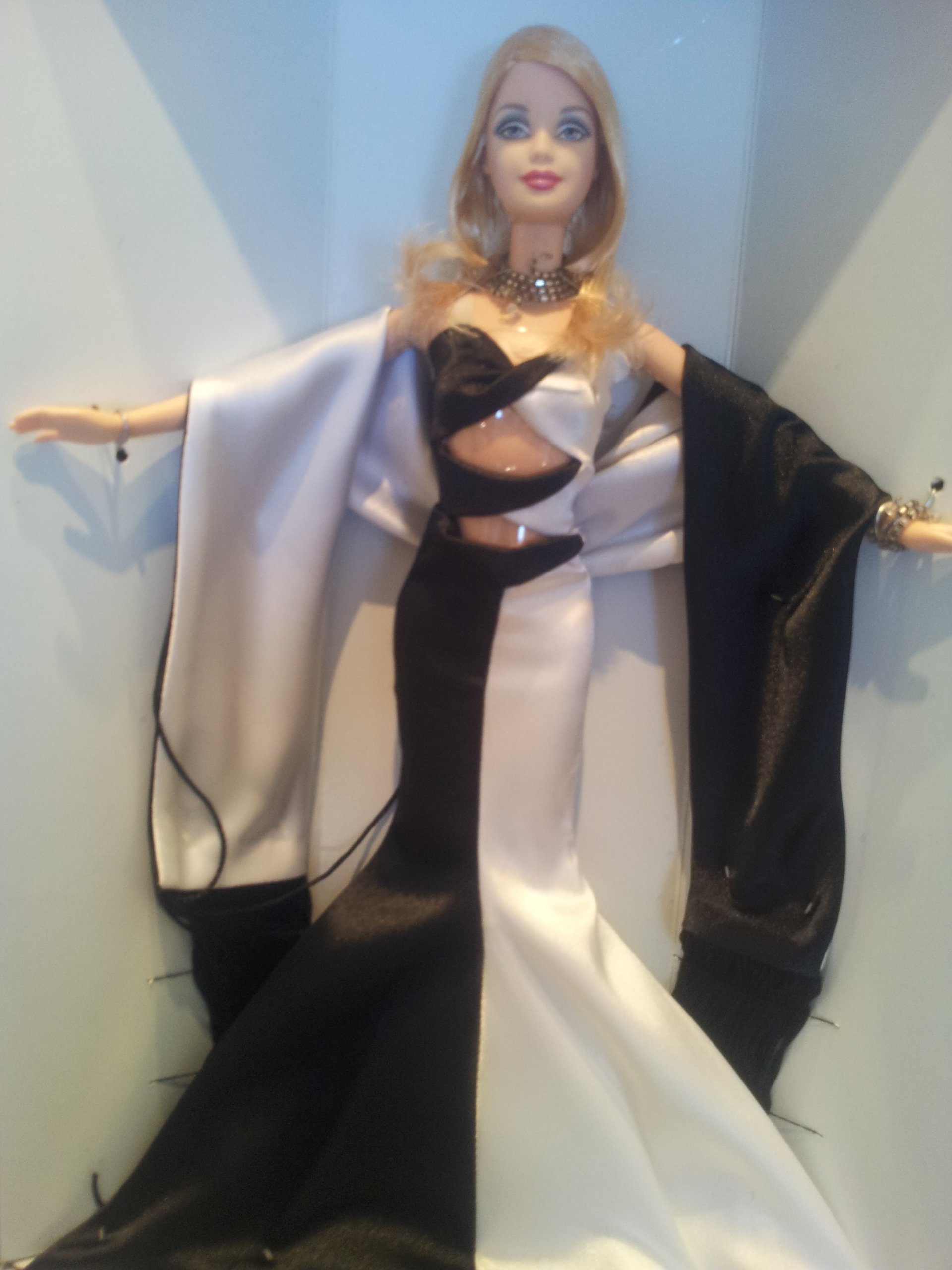 Mattel Black and White Barbie Doll - Fashion Collectible for Kids & Adults | Perfect for Display, Gifts, and Playtime