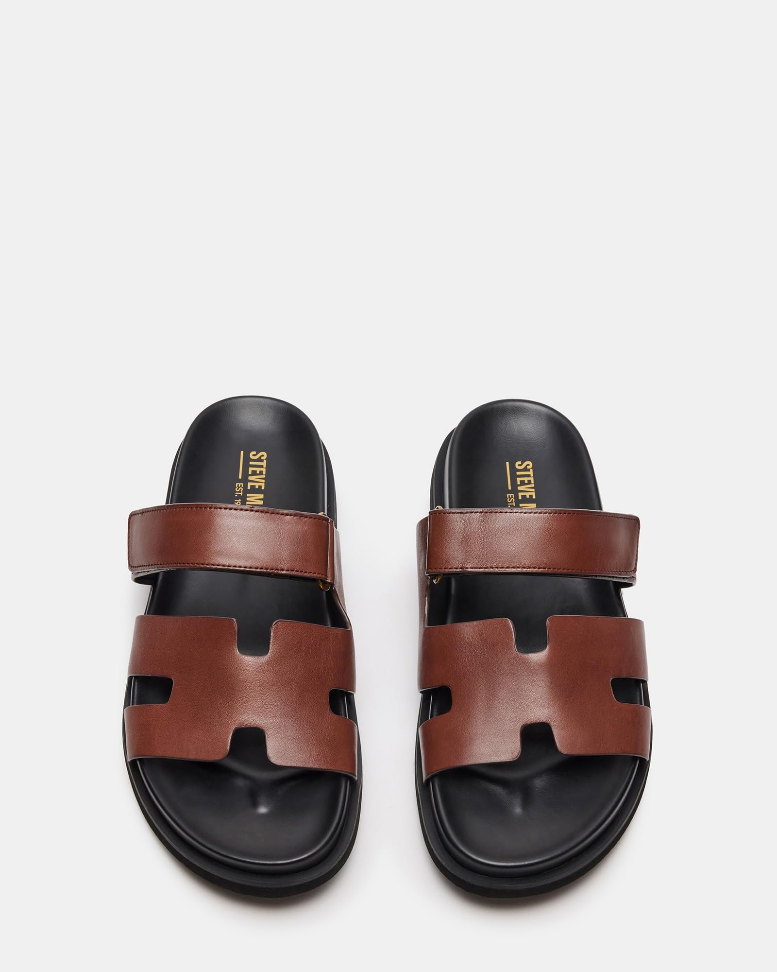 Steve Madden Men's Maiven Comfortable Slide Sandals - Lightweight & Breathable for Summer, Beach, and Casual Wear