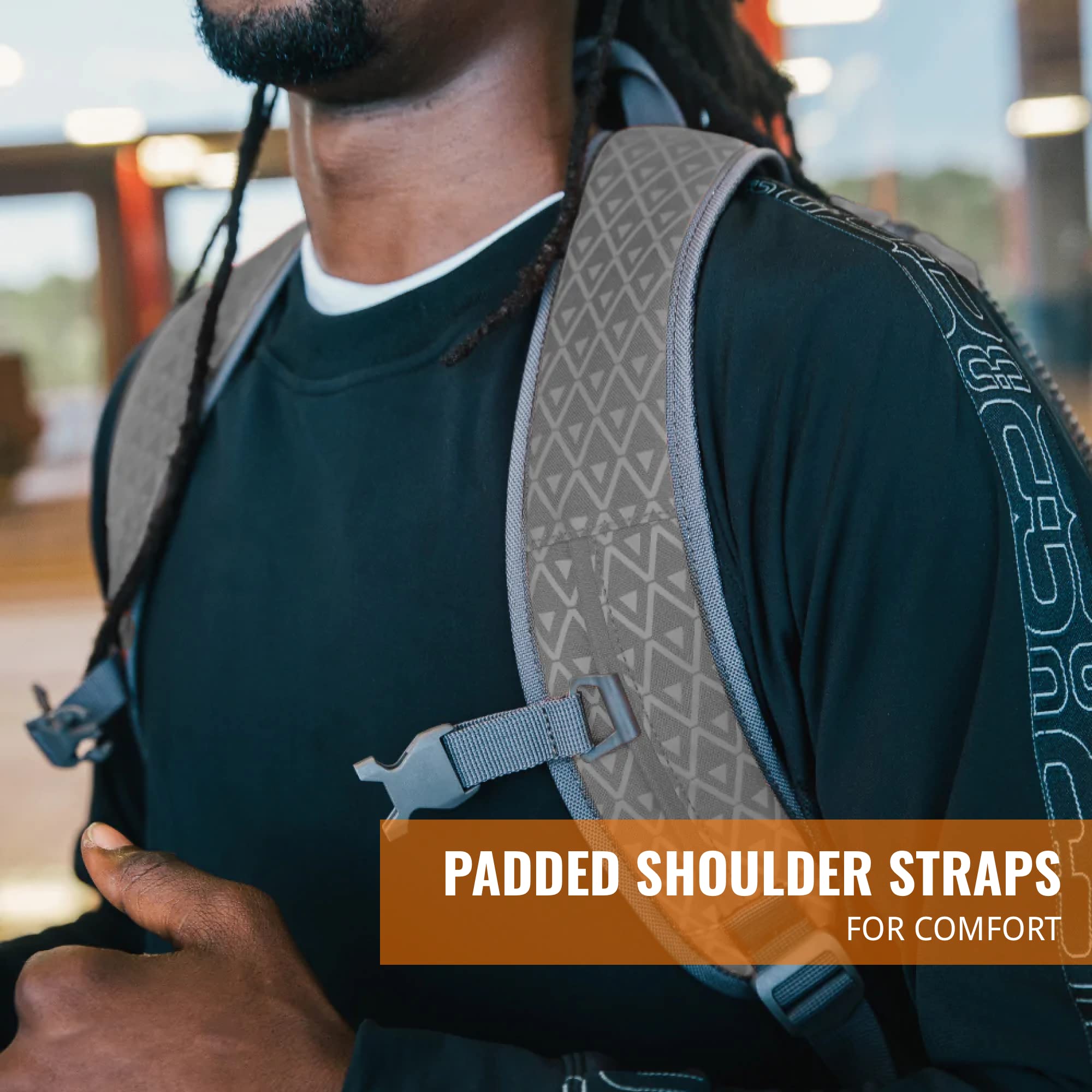 Basketball Backpack with Ventilated Shoe Pocket for Travel & Sports