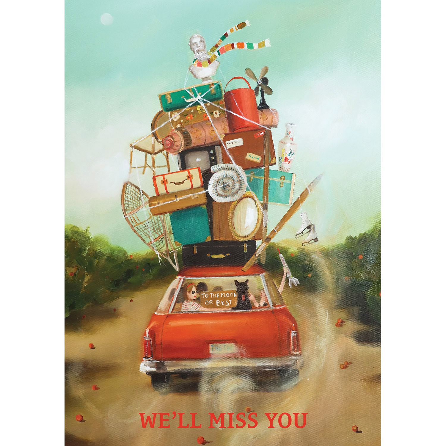Miss You Traveler Greeting Card - Thoughtful Farewell Gift for Friends & Family - Perfect for Bon Voyage, Long Distance Relationships & Adventure Lovers