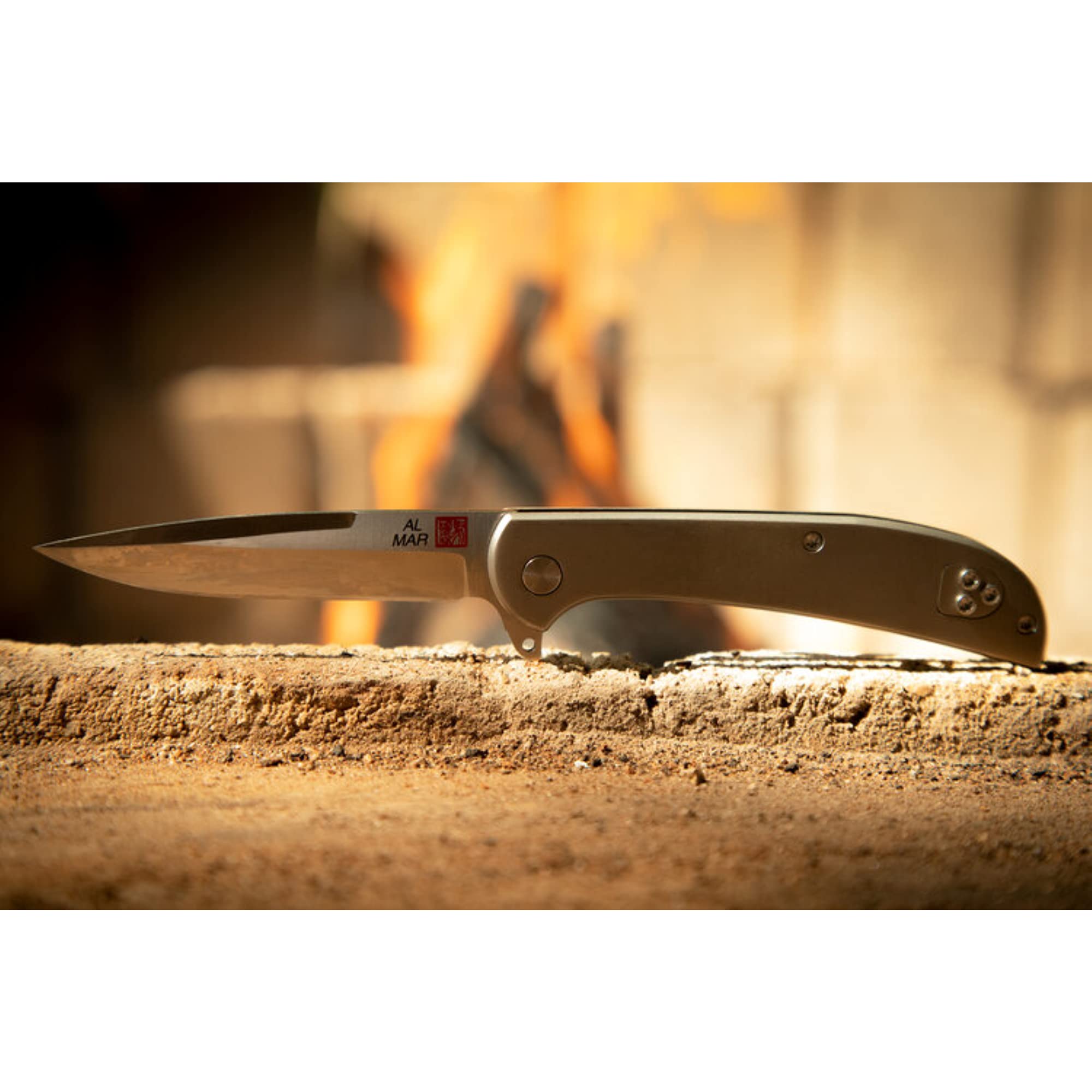 Al Mar AMK4114 Ultralight Falcon Framelock Folding Knife - EDC, Outdoor, Camping & Survival Gear