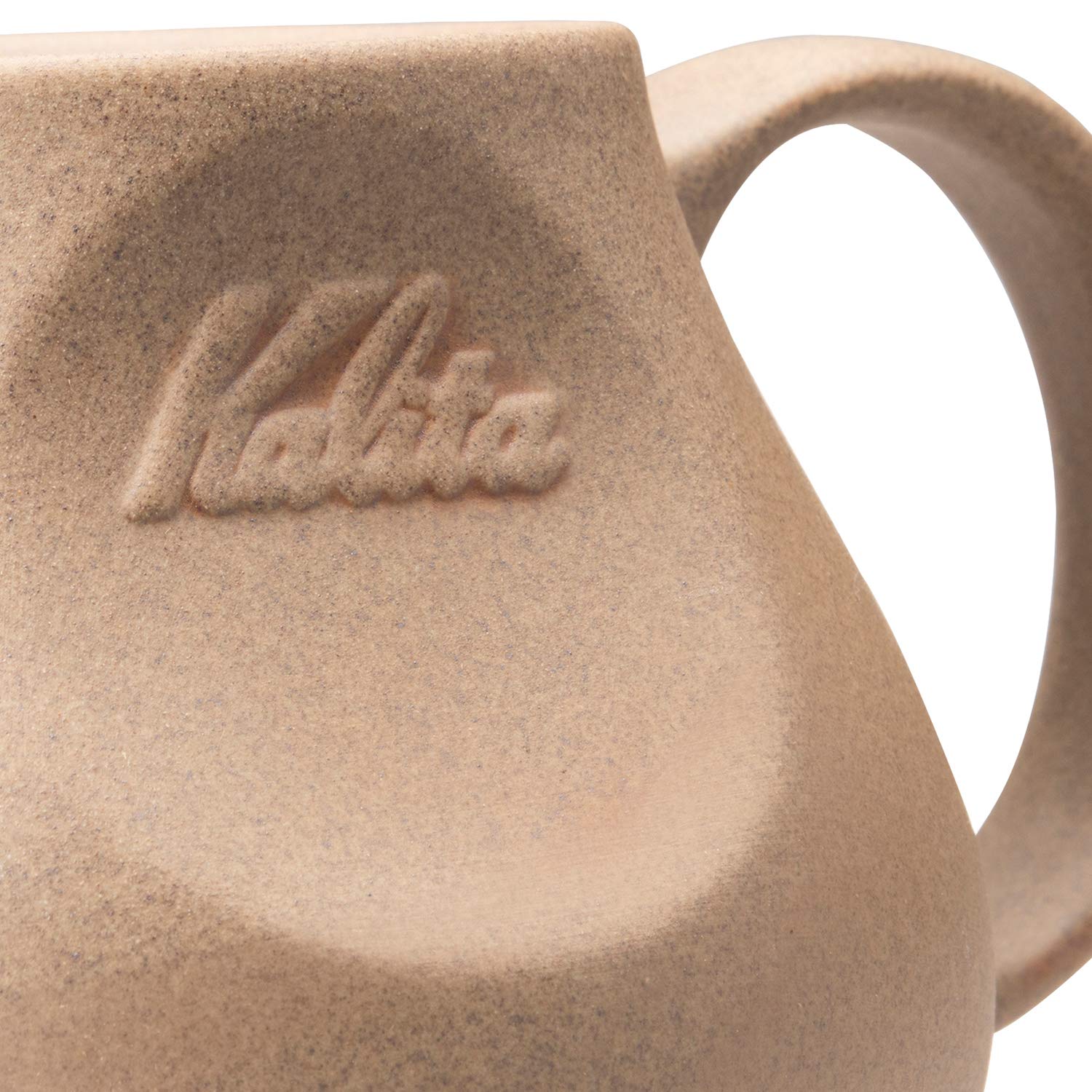 Premium Kalita HASAMI & #35199 Ceramic Coffee Pot - 23.7oz (700ml) Japanese Sandstone Drip Brewer - Brown Hasami Ware for Pour Over Coffee Making - Perfect for Home Brewing, Cafes & Gift Giving