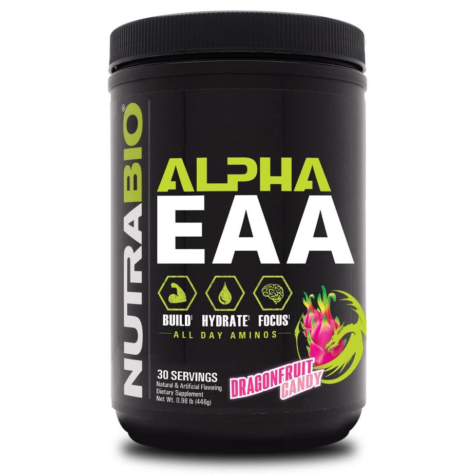 NutraBio Alpha EAA - Premium Essential Amino Acid Supplement for Muscle Recovery & Performance | Pre-Workout, Post-Workout & Fitness Nutrition Support