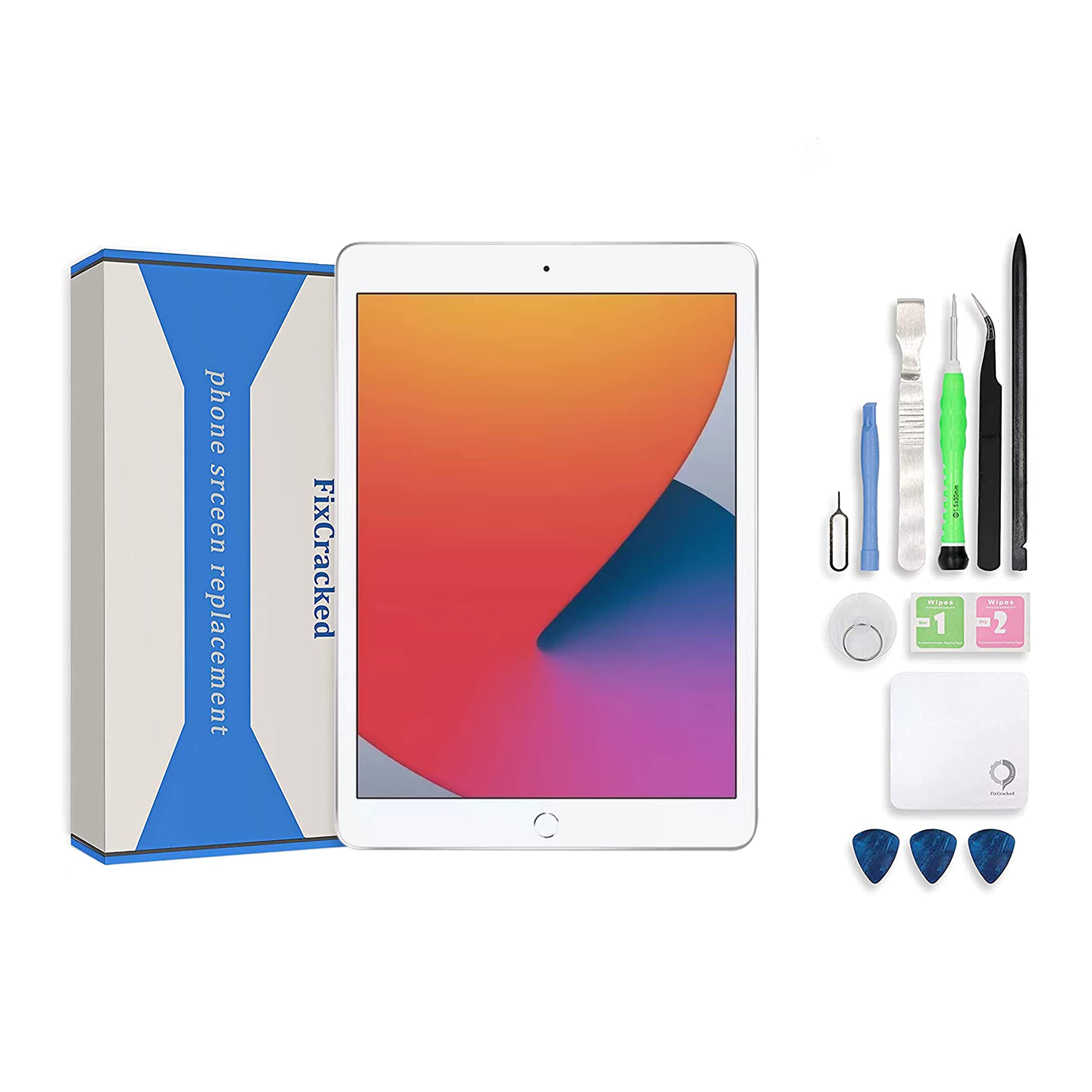 Original iPad Air 3 LCD Screen Replacement with Touch Digitizer Glass - Professional Repair Tool Kit Included (White) | DIY Fix for Cracked/Non-responsive iPad Display
