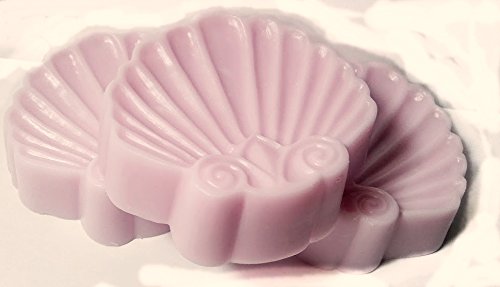 3-Piece Shell Shaped Soap Gift Set - Assorted Pink Floral Scented Shea Butter & Goat Milk Soap Bars for Bath, Spa, and Luxury Home Decor