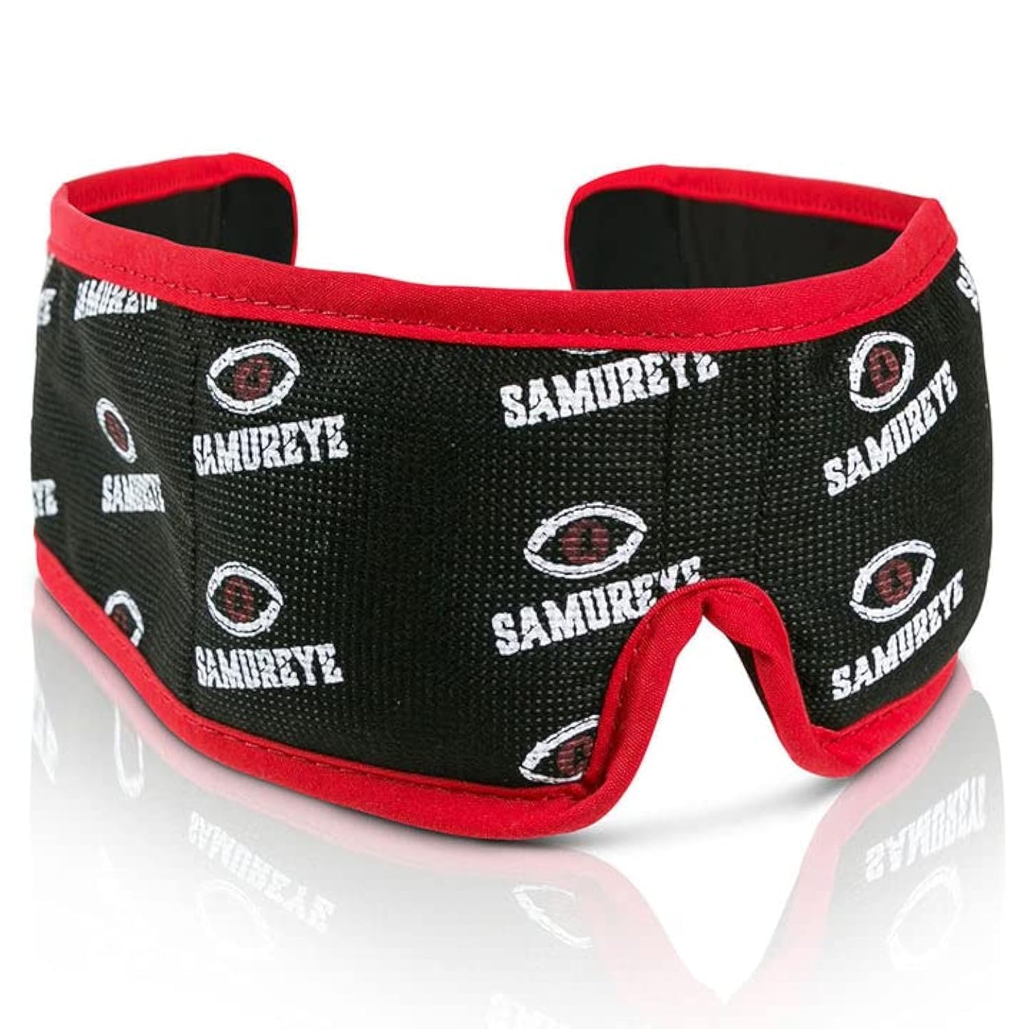 Bruder Samureye Gaming Enhancement Mask - Microwaveable Moist Heat Eye Mask for Gamers - Improves Gaming Performance & Faster Reaction Times - Rejuvenates & Refreshes Tired Eyes - Comfortable Adjustable & Hand Washable - Perfect for Esports, Late Night Gaming & Eye Strain Relief