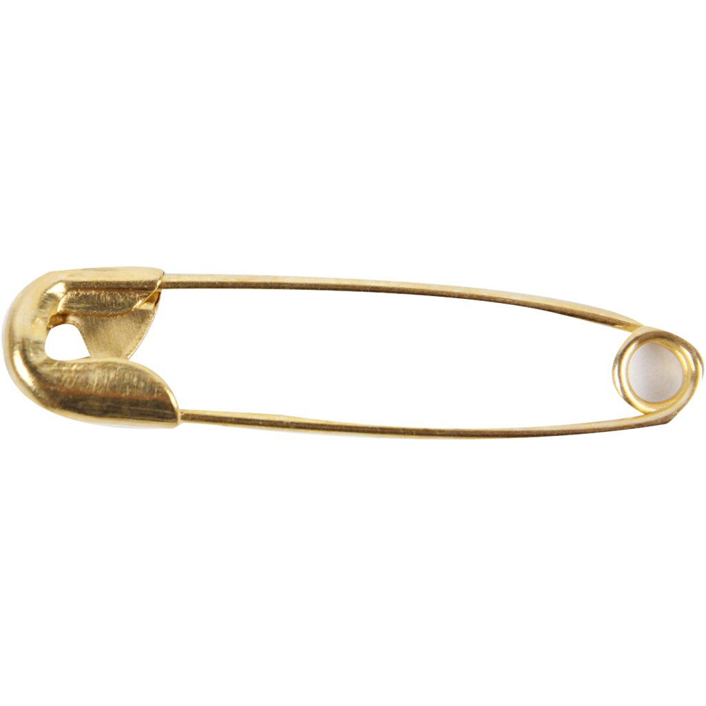 500pcs Gold Safety Pins 22mm for Sewing, Crafts & DIY Projects - Bulk Stainless Steel Fasteners for Clothing, Fabric & Jewelry Making