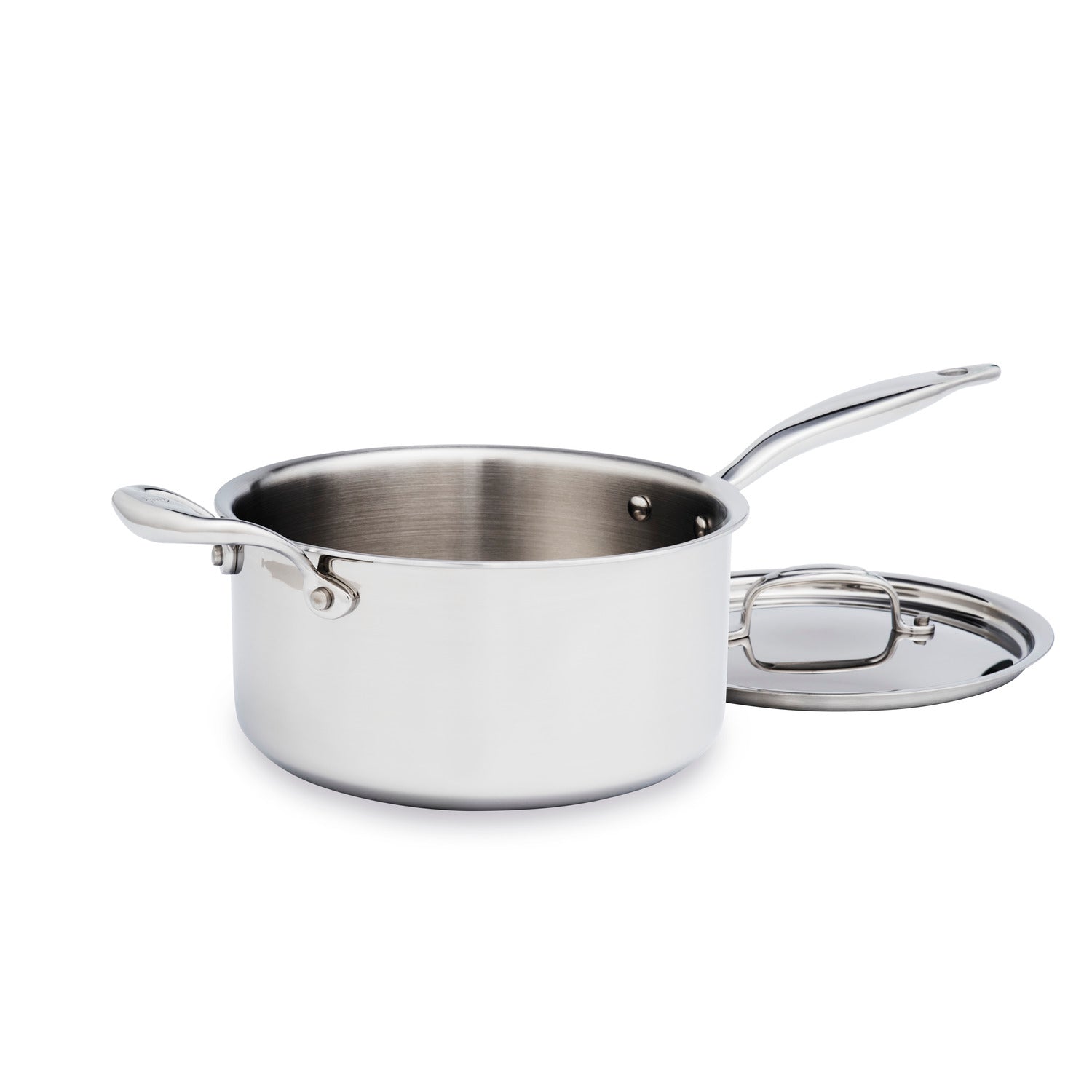 Premium Titanium Series 4 Quart Saucepan with Lid - Nonstick Cooking Pot for Pasta, Soup & Stews - Ideal for Gas, Electric & Induction Stovetops