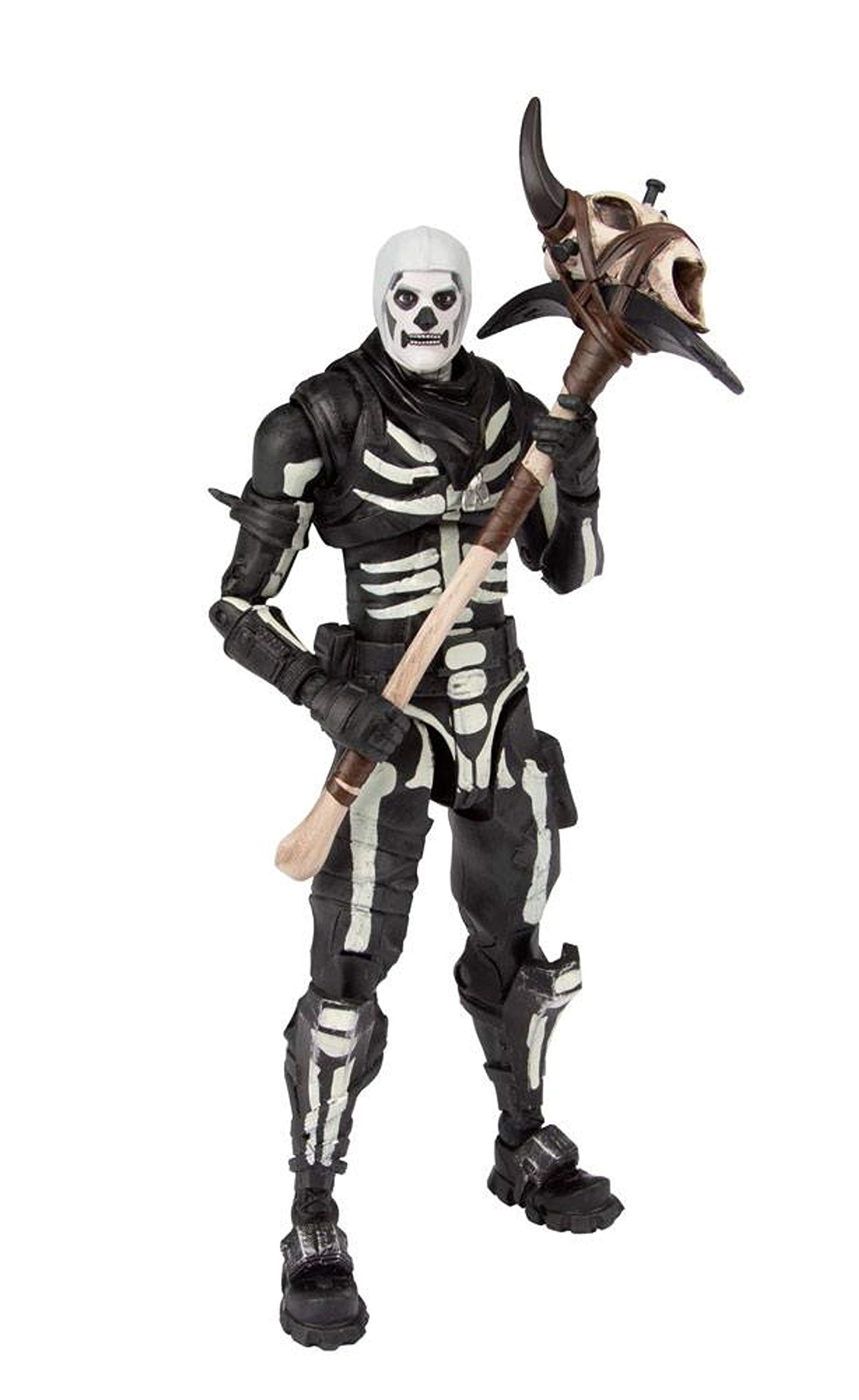 McFarlane Toys Fortnite Skull Trooper 7-Inch Premium Action Figure with Collectible Packaging - Perfect for Gaming Display, Cosplay Props, and Gift for Fortnite Fans