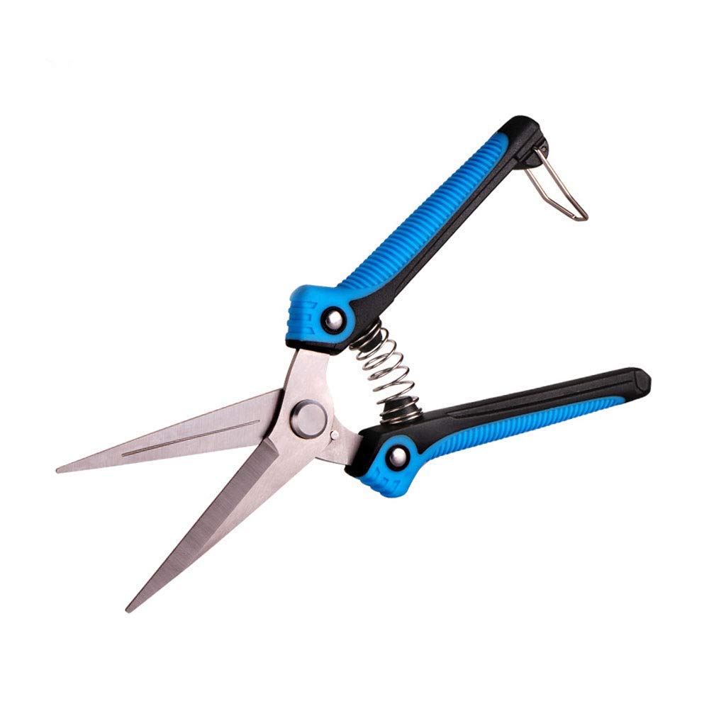 Stainless Steel Pruning Shears - Professional Hand Pruners & Fruit Picking Scissors with Comfort Grip for Gardening, Harvesting Apples, Grapes, and Citrus Fruits
