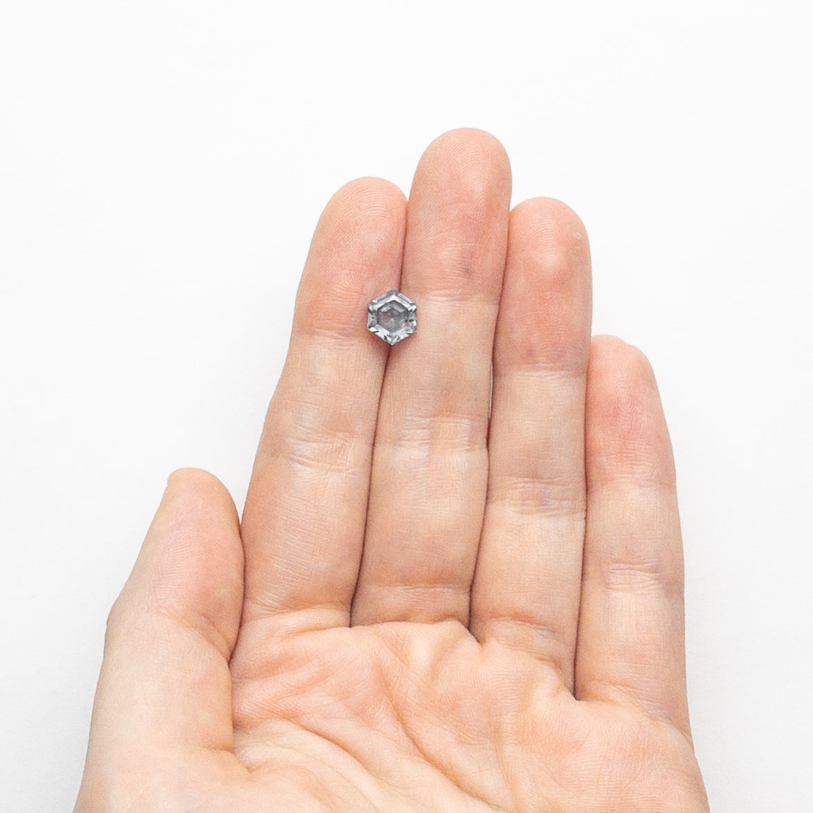 2.06ct Hexagon Brilliant Blue Sapphire Gemstone - 7.73x6.59x4.66mm Natural Loose Stone for Jewelry Making, Engagement Rings & Fine Collections (Item#23670) - Perfect for Anniversary Gifts, Custom Jewelry Design and Luxury Accessories