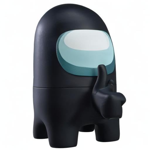 Good Smile Company Among Us Crewmate (Black) Nendoroid Action Figure - Perfect for Collectors, Gaming Enthusiasts & Desk Decor