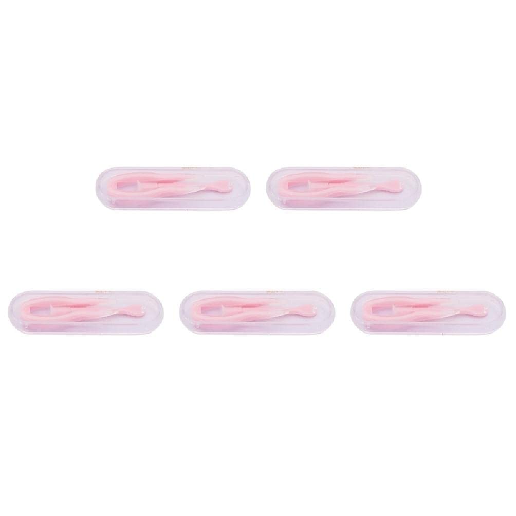 Frotox 5-Piece Travel Contact Lens Remover and Inserter Tool Set with Case - Easy Contact Lens Applicator for Safe Removal & Insertion - Perfect for Travel, Home Use, and Emergency Lens Care