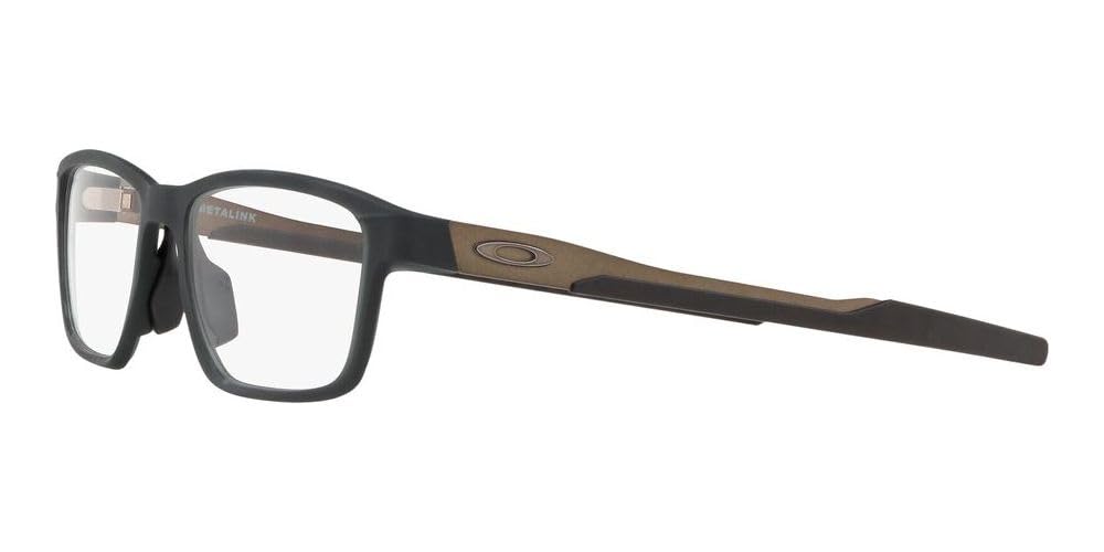 Oakley Men's Ox8153 Metalink Rectangular Prescription Eyeglass Frames - Lightweight & Durable Eyewear for Work, Driving & Everyday Use