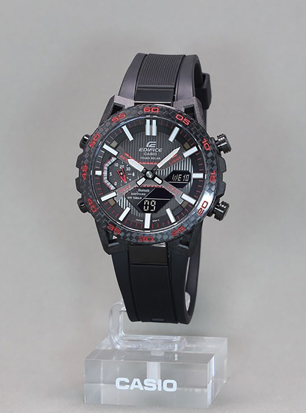 CASIO EDIFICE ECB-2000YPB-1AJF Men's Solar-Powered Chronograph Watch with Stainless Steel Band - Perfect for Business, Casual & Outdoor Activities