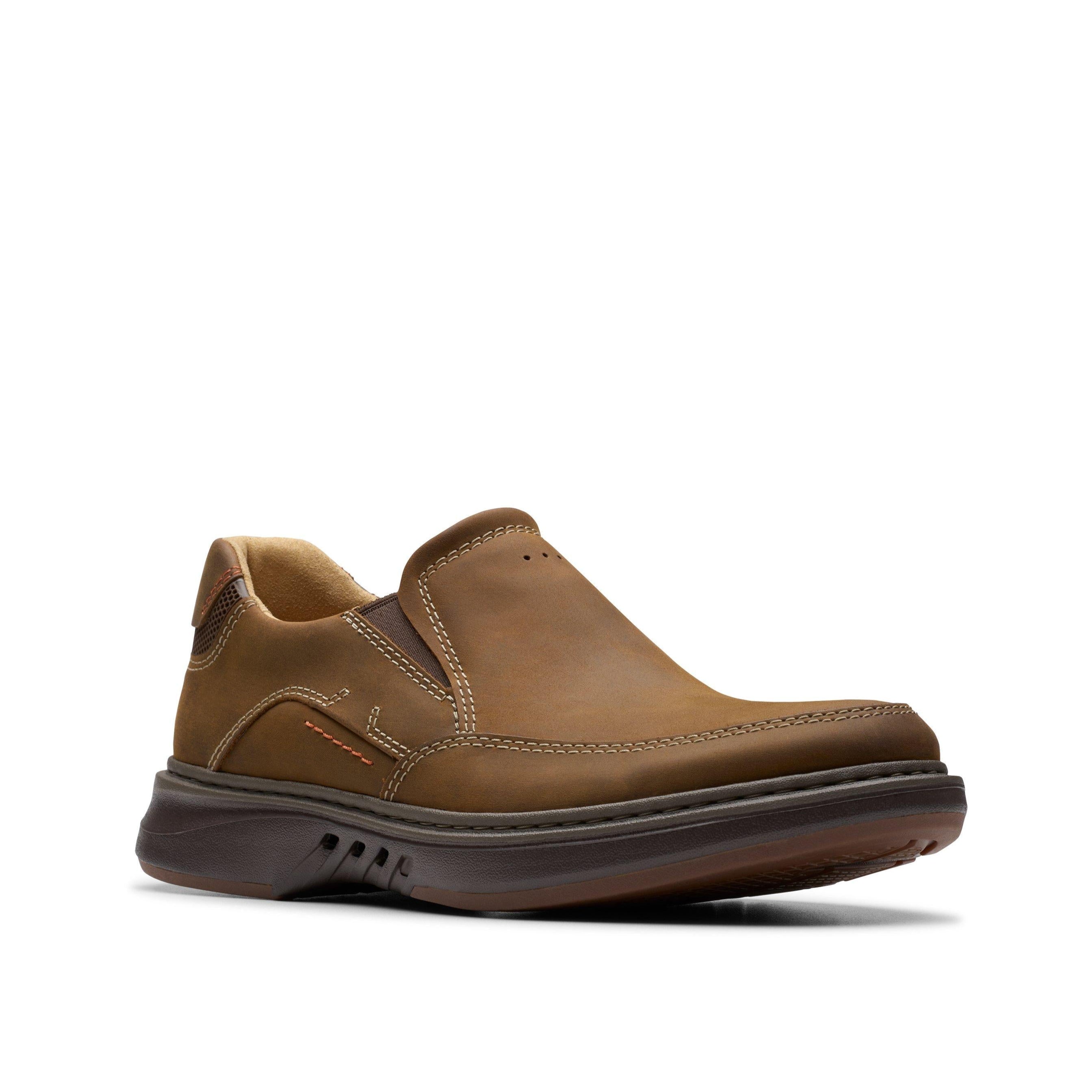 CLARKS Men's Briley Step Loafers - Comfortable Slip-On Shoes for Wide & Medium Width - Perfect for Business Casual & Office Wear