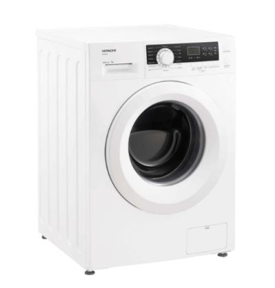 Hitachi BD 80CE 8KG Front Load Washing Machine - Energy Efficient, Quiet Operation, Large Capacity - Perfect for Apartments, Laundry Rooms & Small Spaces (White)