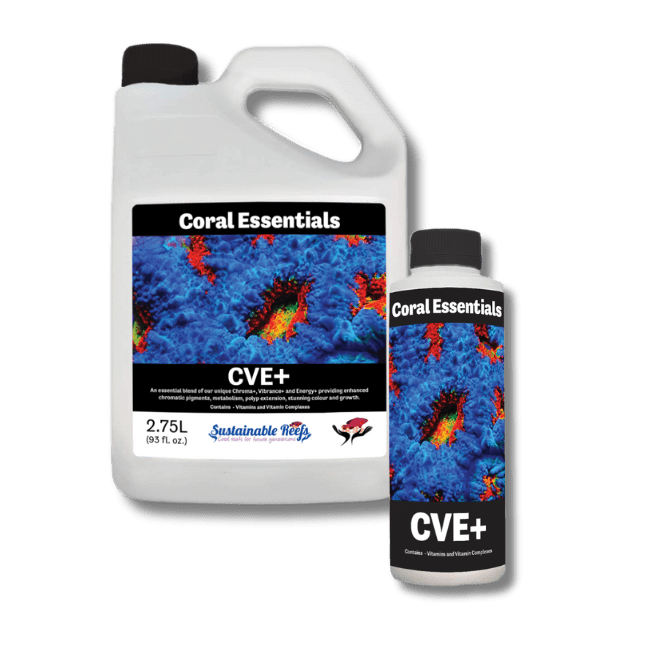 Coral Essentials CVE+ | Premium Coral Health Supplement for Saltwater Aquariums | Enhance Coral Growth & Color | Ideal for Reef Tanks, Coral Frags & Marine Ecosystems