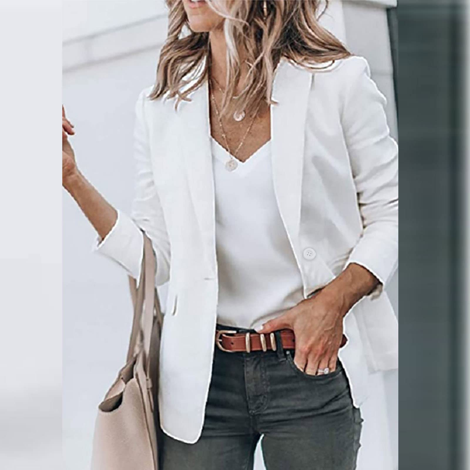 Women's Fashion Blazer - Business Casual Jacket for Work & Fall