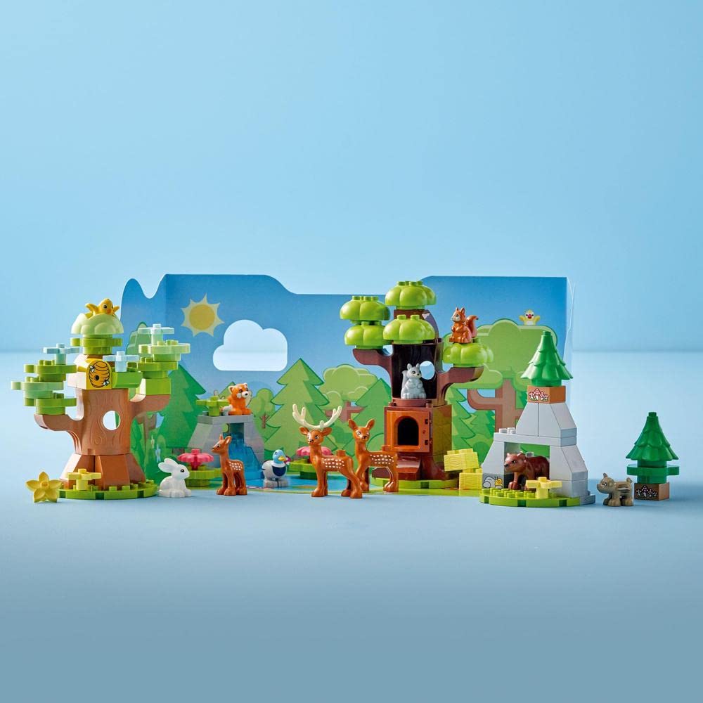 LEGO Duplo Wild Animals of Europe - Educational Building Blocks for Toddlers - Perfect for Preschool Learning & Creative Play