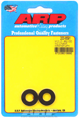 ARP M10 ID x .850 OD Black Oxide Chamfer Washer - Single Washer for Automotive, Industrial, and Machinery Applications