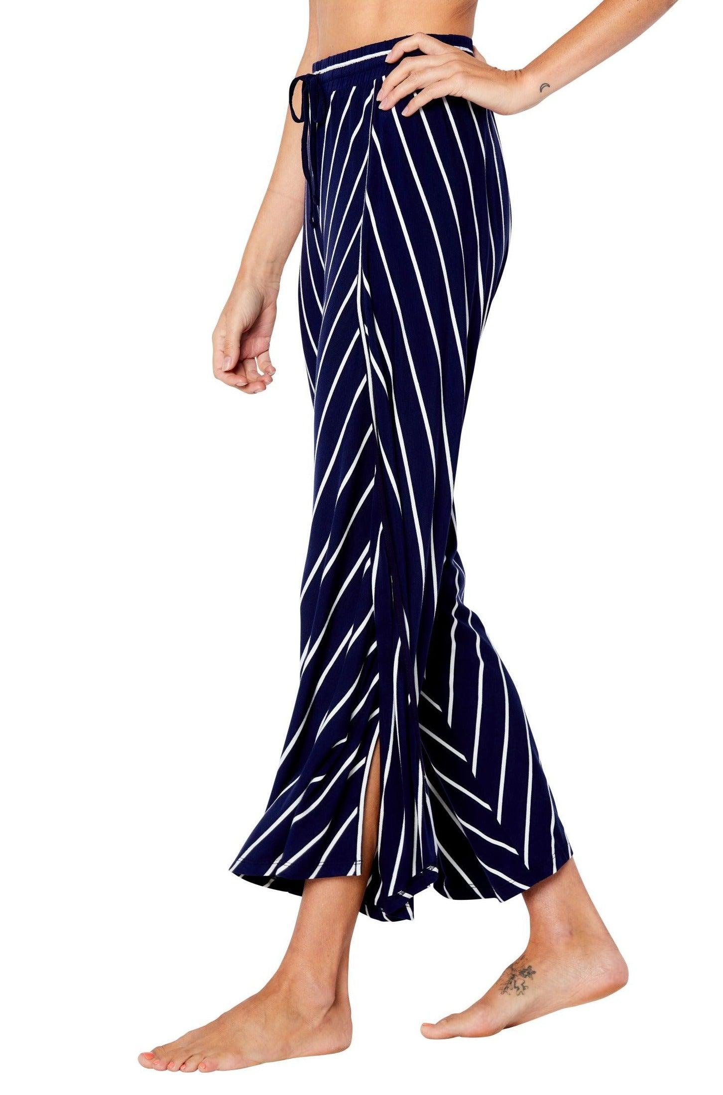 Marina Drop Shoulder Loungewear Set - Women's Casual Two Piece Outfit with Comfortable Short Sleeve Top & Lounge Pants | Perfect for Home Relaxation, Yoga, and Weekend Wear