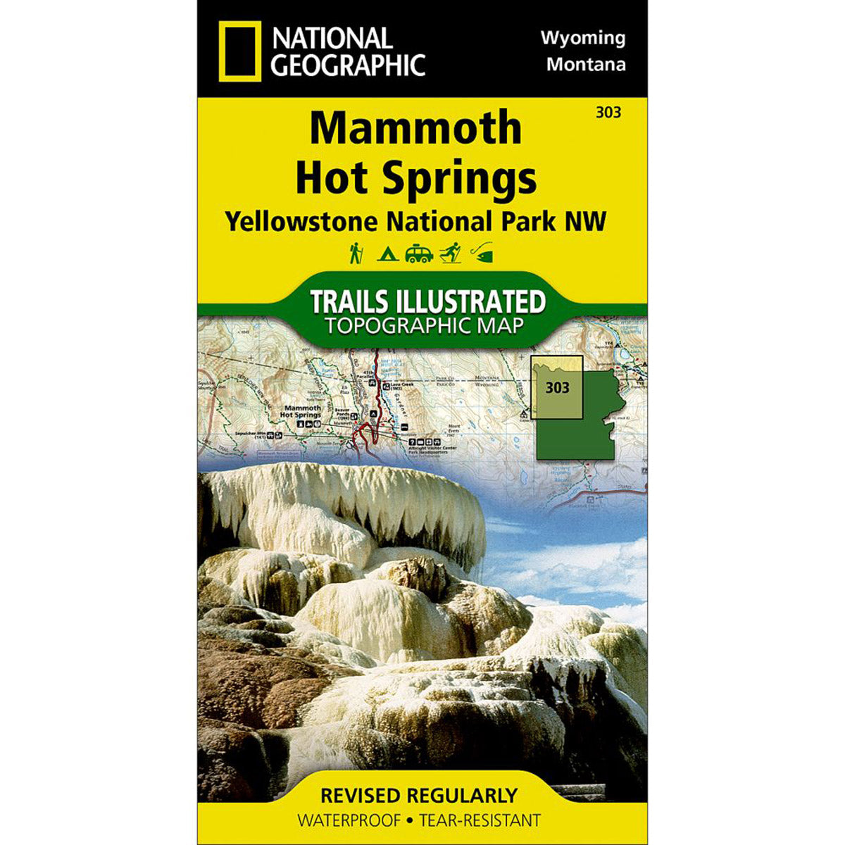 Mammoth Hot Springs in Yellowstone National Park - Explore the Stunning Thermal Terraces & Natural Wonders | Perfect for Hiking, Photography & Nature Lovers
