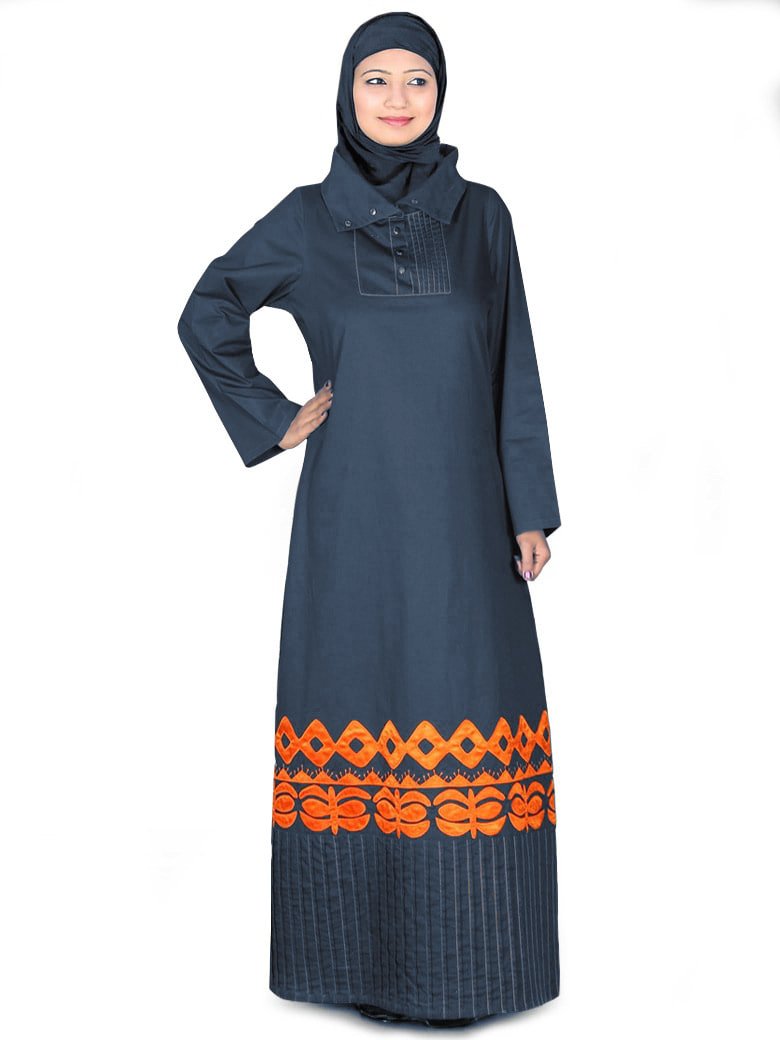 Afran Abaya - Elegant Muslim Women's Prayer Dress - Perfect for Prayer, Mosque, and Special Occasions