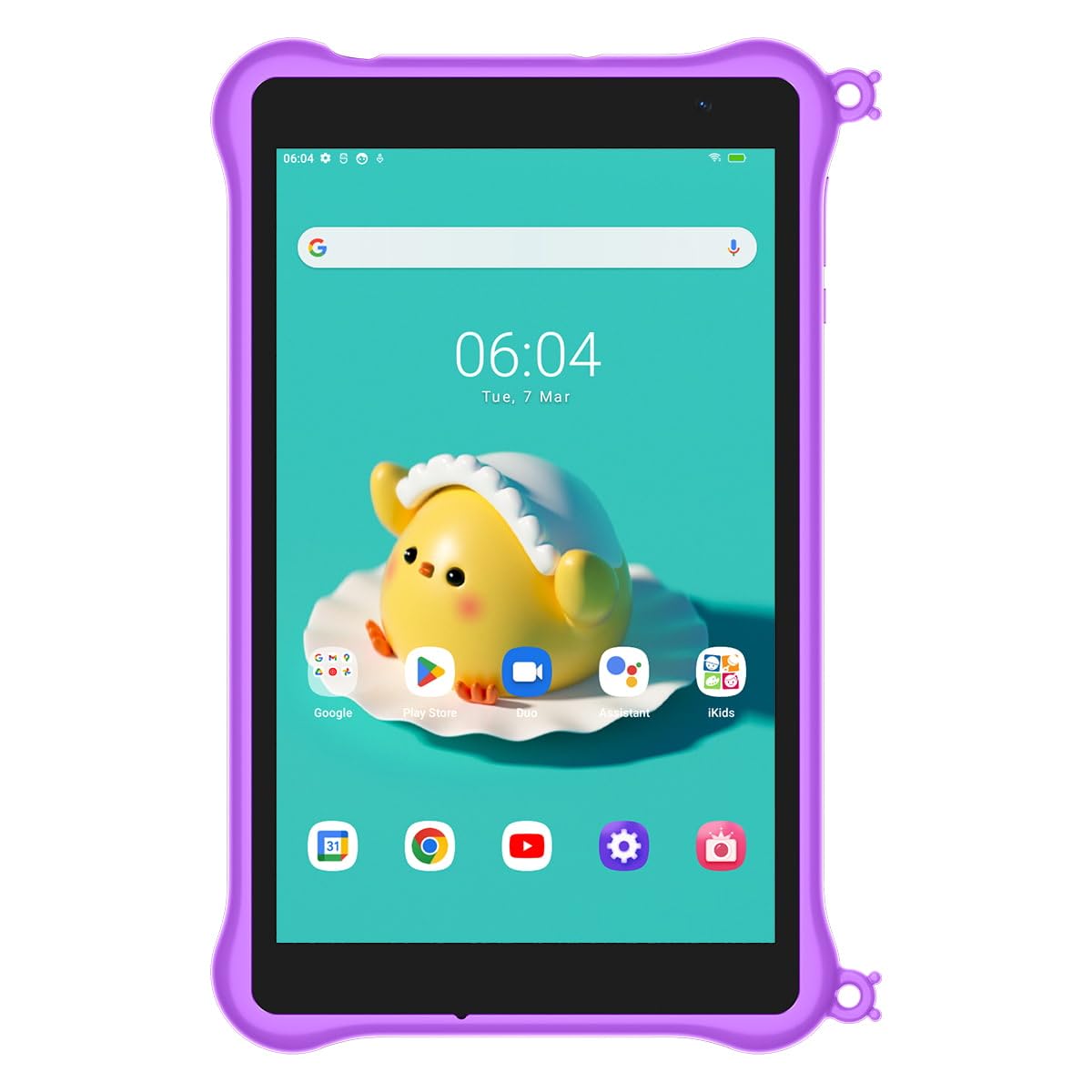 Blackview Tab5 8 Inch Kids Tablet - Android 12, 3GB RAM + 64GB ROM (Expandable to 1TB), 5580mAh Battery, HD+ IPS Screen with Parental Controls - Bluetooth, WiFi, Google Play Certified - Starlight Violet with Protective Case | Perfect for Learning, Entertainment & Travel for Children Ages 3-12