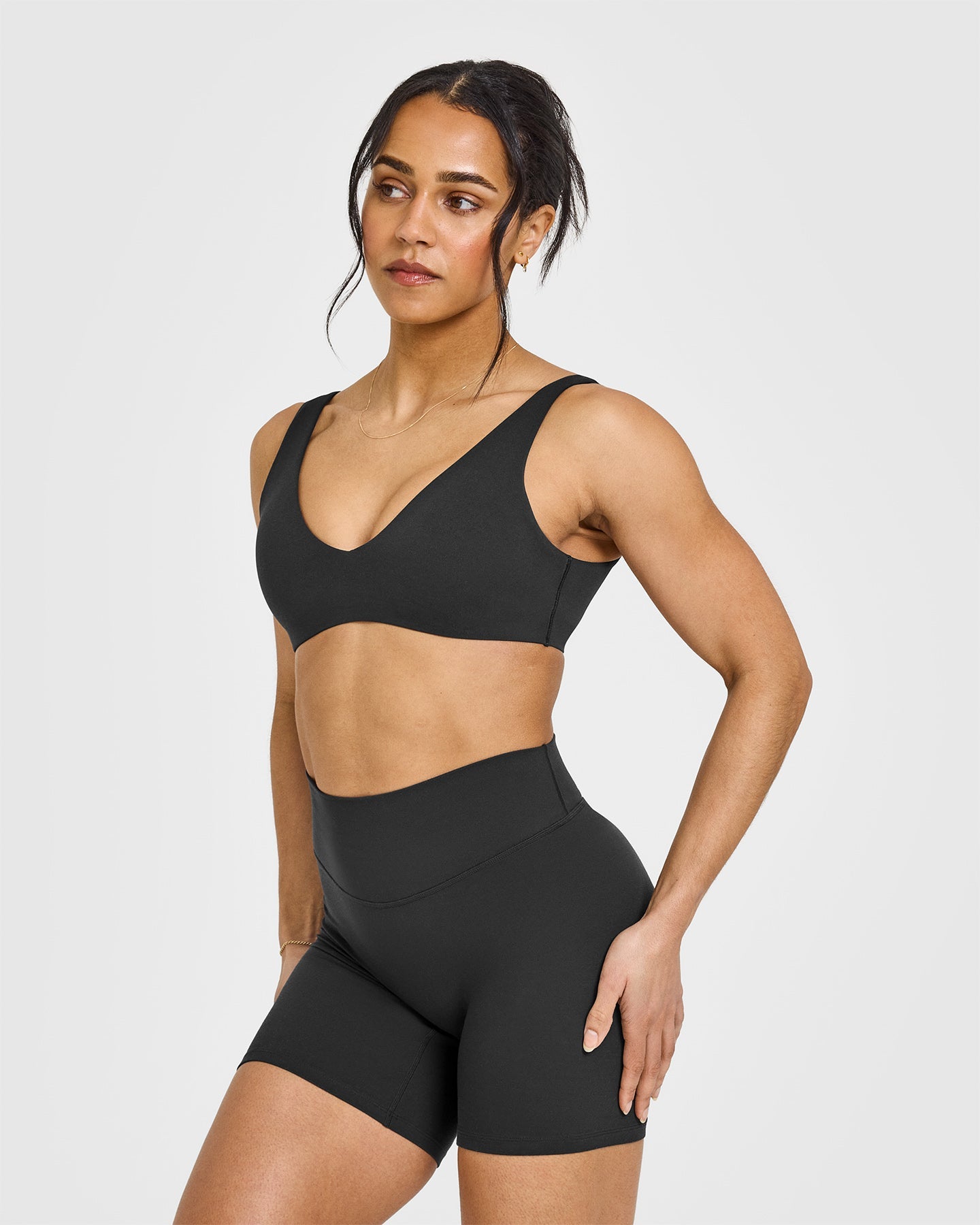 SoftMotion™ Scoop Back Bralette - Ultra Soft Wireless Comfort Bra in Black | Perfect for Yoga, Lounge & Everyday Wear
