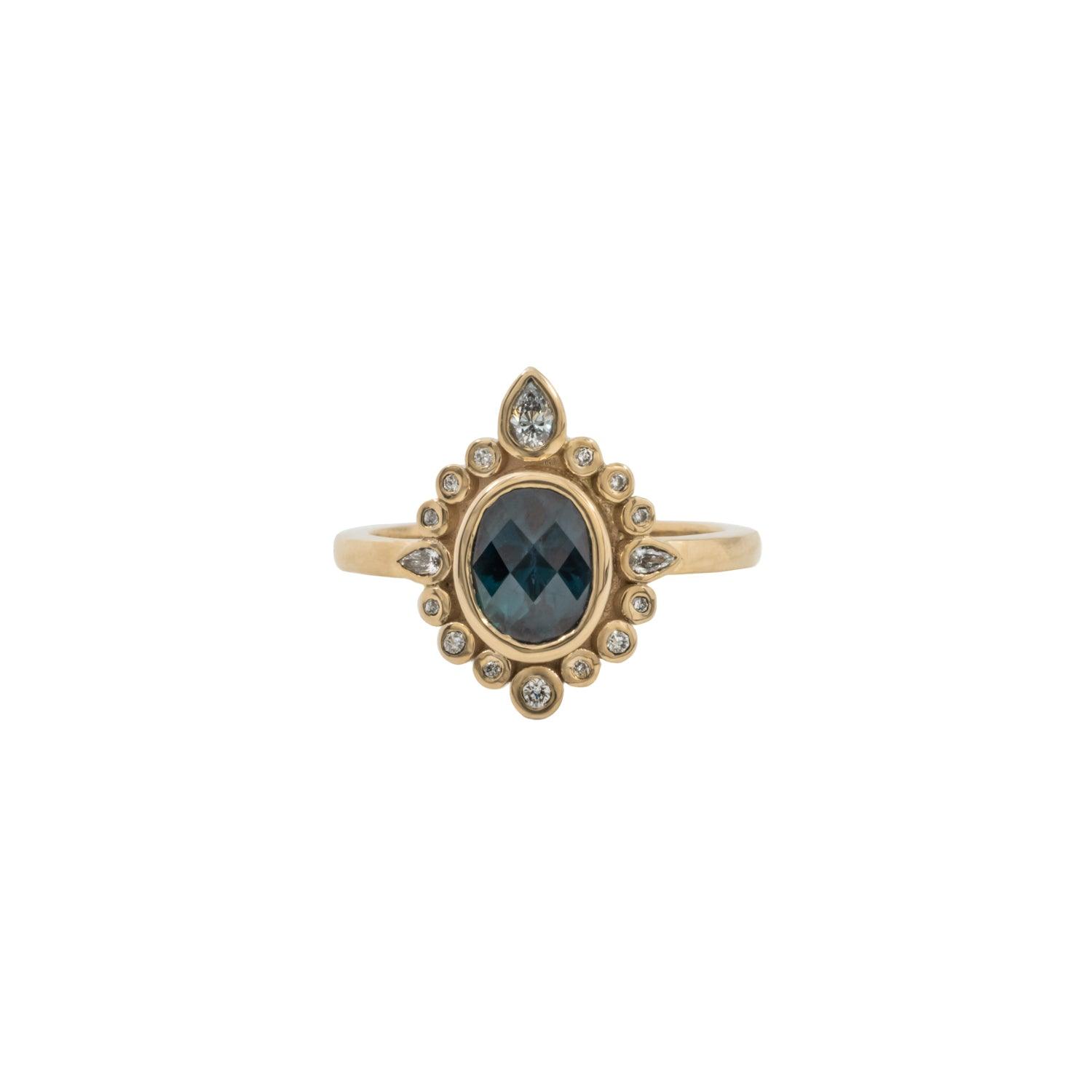 Exquisite Diana Sapphire Ring for Women – Elegant Blue Gemstone Jewelry for Engagement, Wedding & Special Occasions