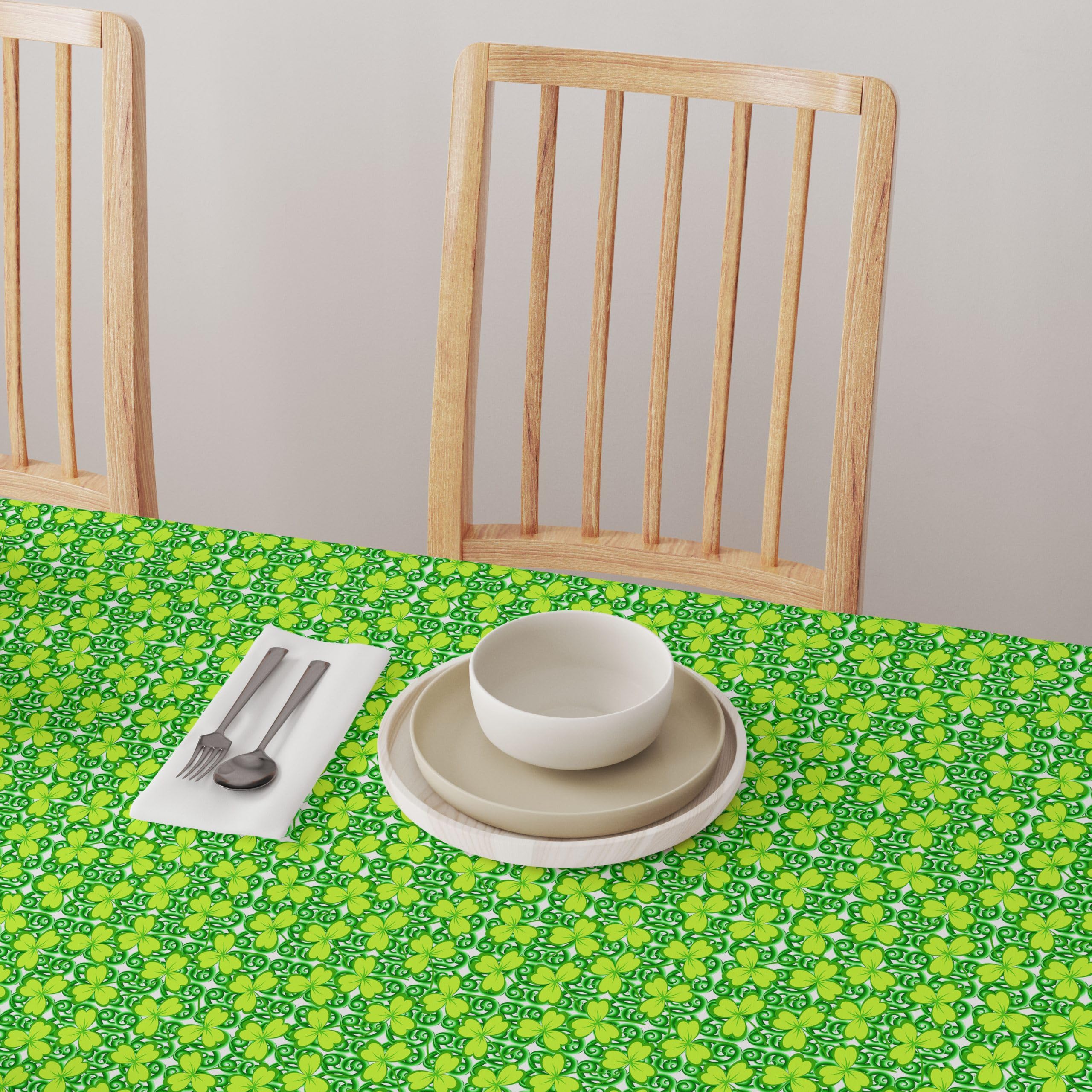 Machine Washable 100% Milliken Polyester Tablecloths, Table Runners & Napkins - Celtic Foliage Design (70