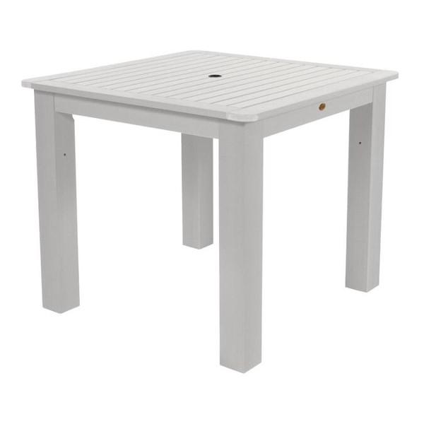 Weatherly 5-Piece Square Counter Height Outdoor Dining Set - Patio Bistro Table and Chairs for Backyard, Garden, Deck or Poolside Dining