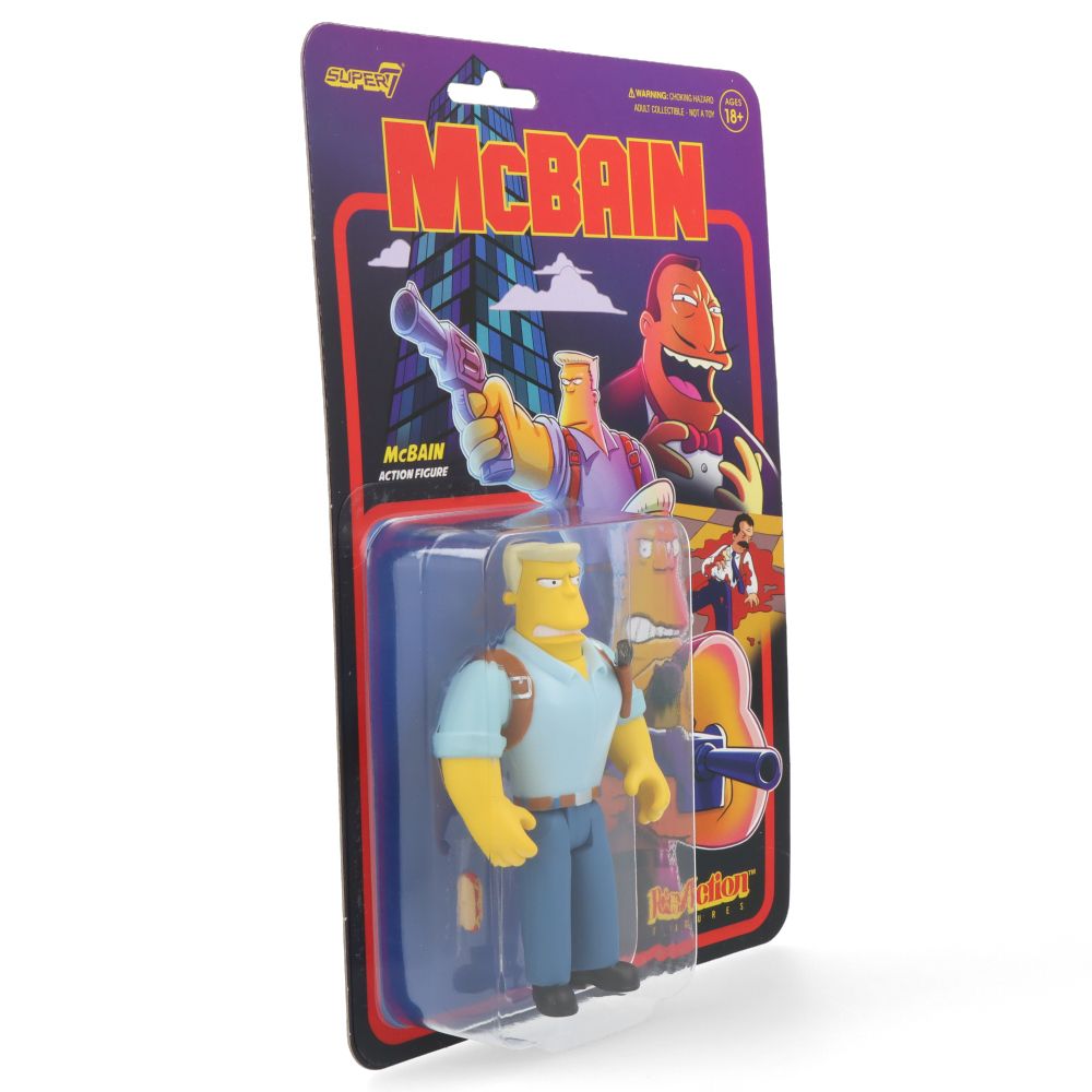 McBain Action Figure - The Simpsons Collectible Toy for Fans | Perfect for Display, Gifts, and Simpson Memorabilia Collections